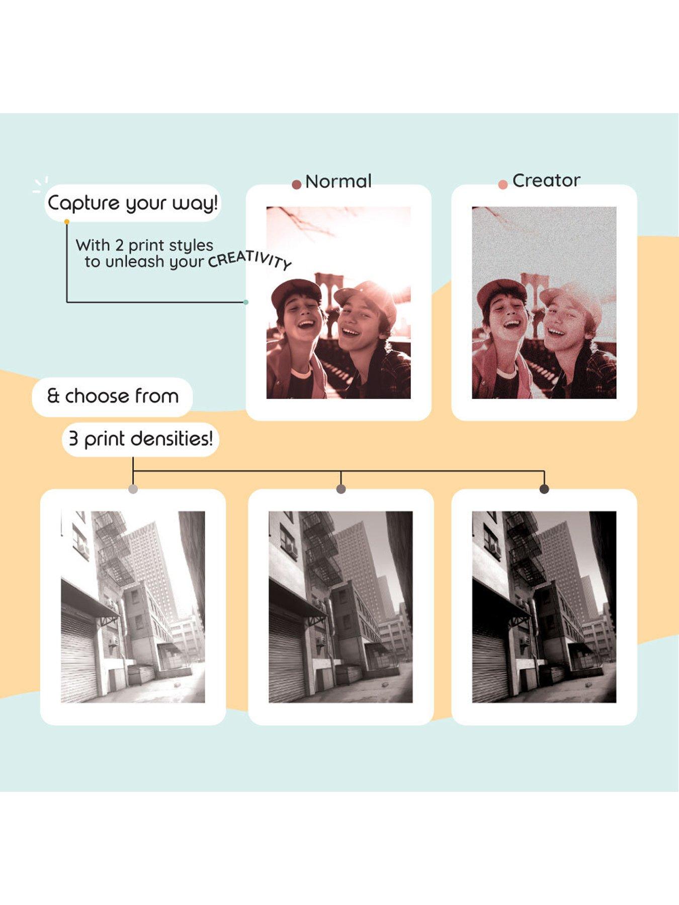 Image 6 of 7 of Ink-Free Instant Print Digital Camera for Kids Sky Mint