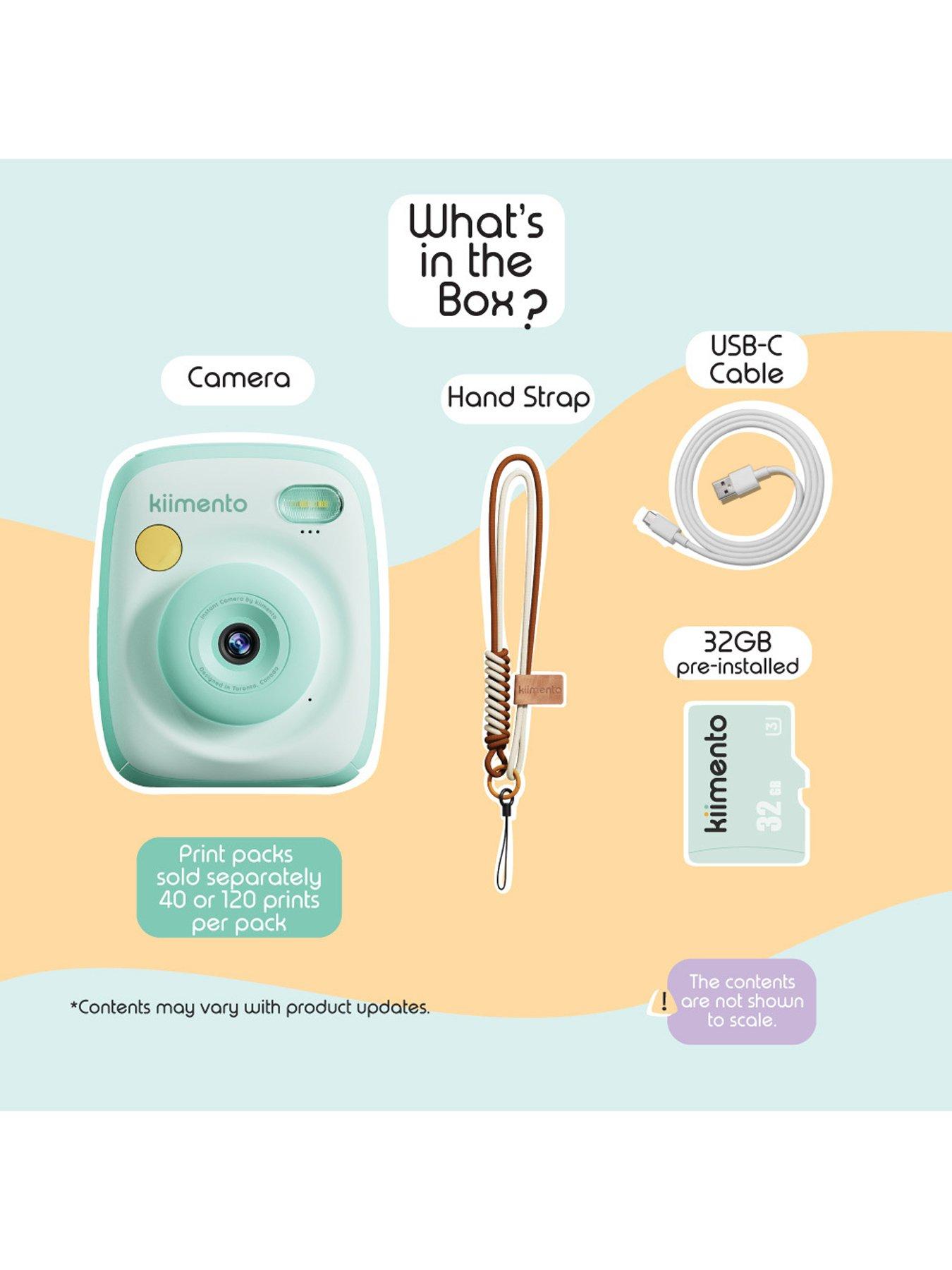 Image 7 of 7 of Ink-Free Instant Print Digital Camera for Kids Sky Mint
