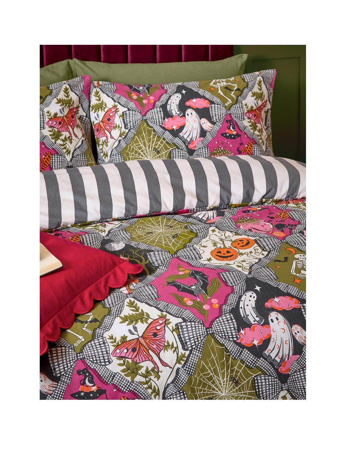 Image 2 of 3 of Furn Hallowquin Single Duvet Set Multi