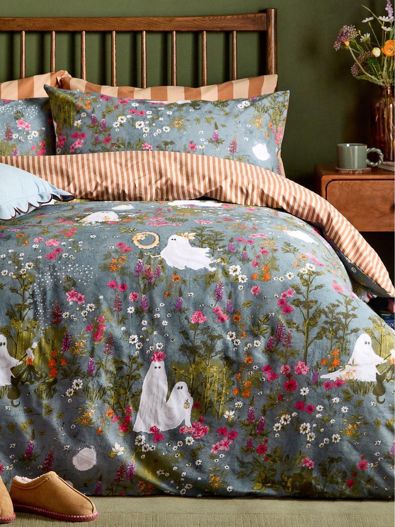 Image 4 of 4 of Furn Bootanical Forest Super King Duvet Set Multi