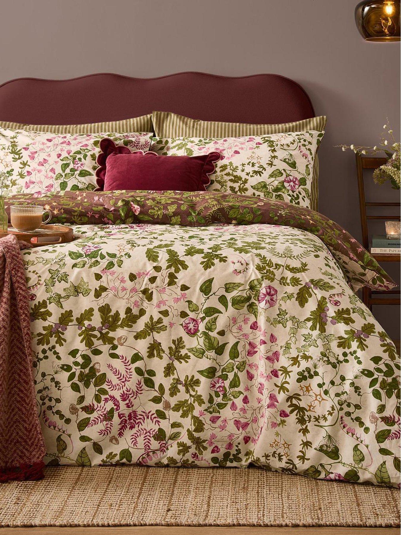 Image 3 of 4 of Furn Florawilde Duvet Set Chocolate