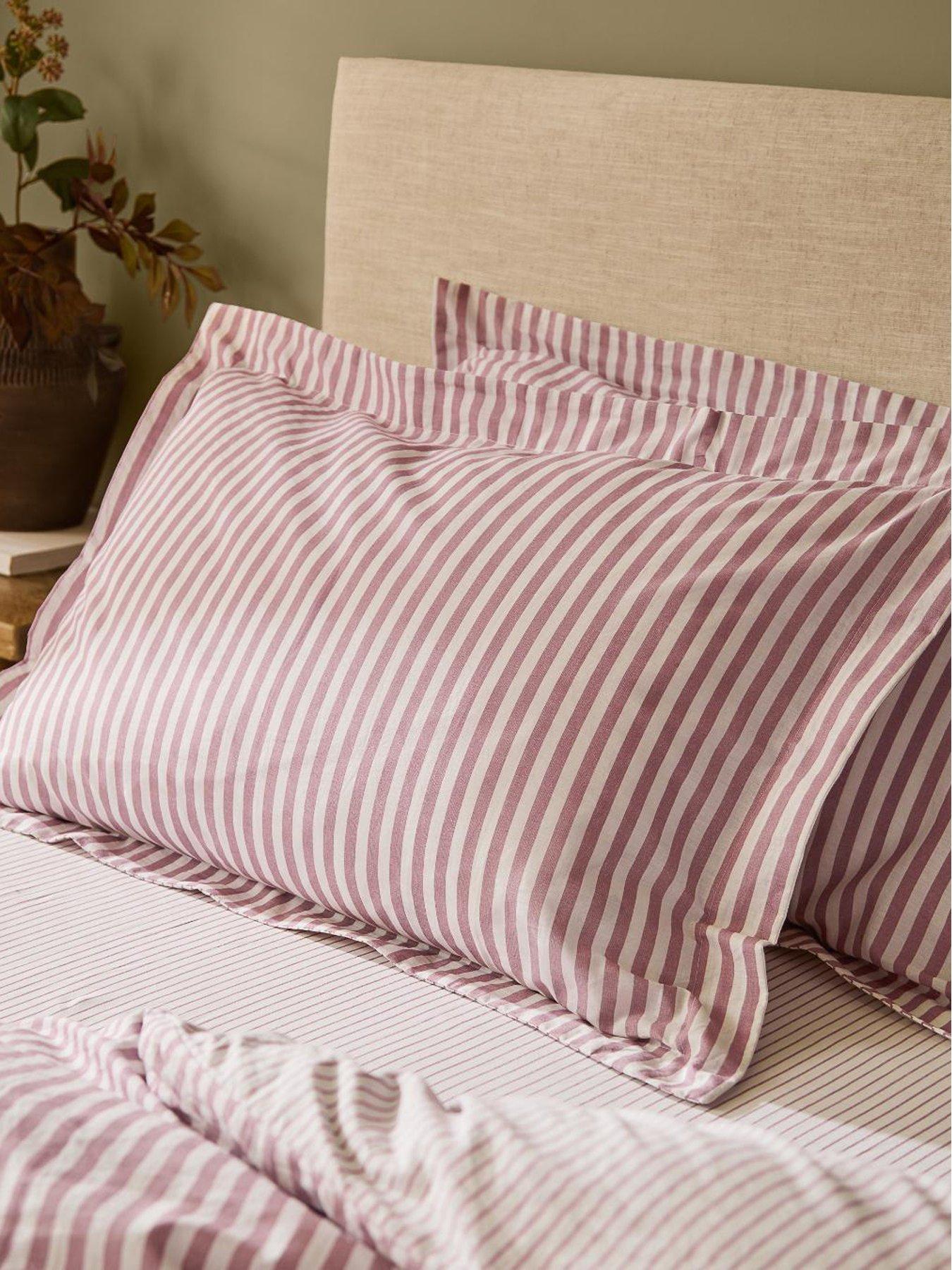 Yard Hebden Pillowcase Pairs Rosewood