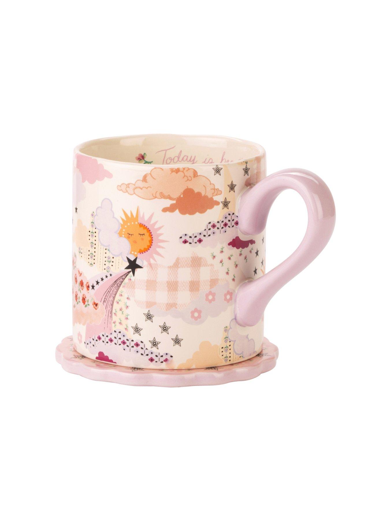 Image 2 of 5 of Cath Kidston Ck Cloud Ditsy Mug &amp; Coaster