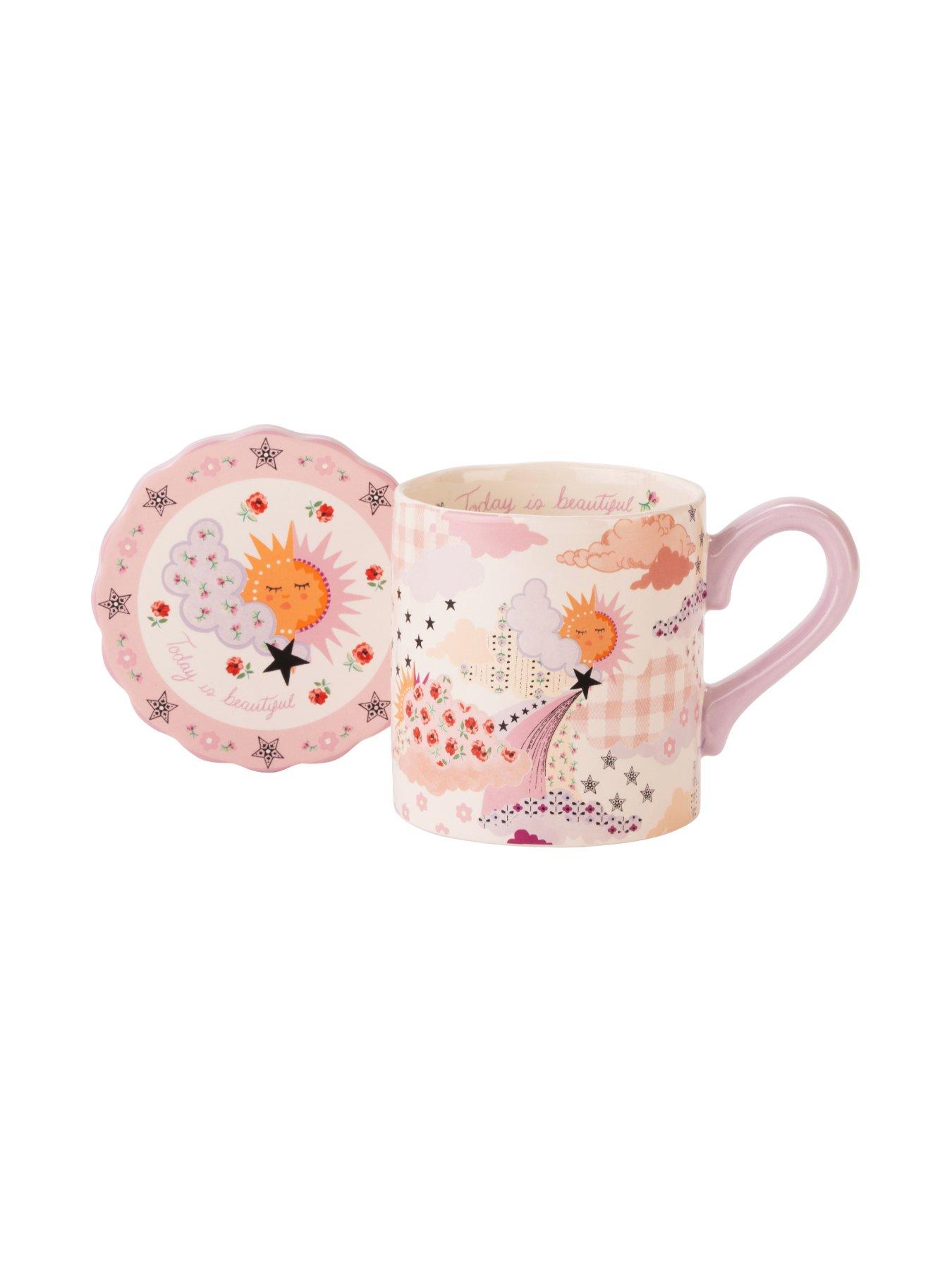 Image 3 of 5 of Cath Kidston Ck Cloud Ditsy Mug &amp; Coaster