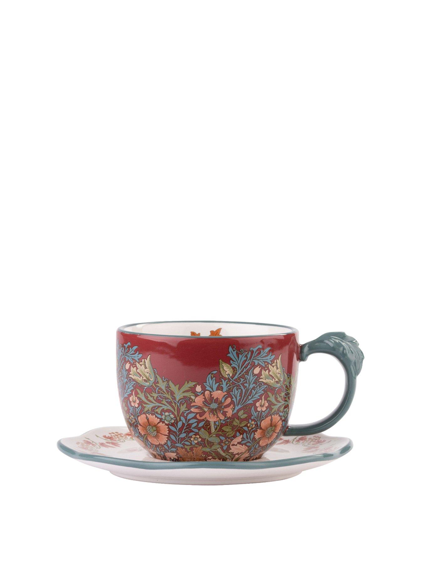 William Morris at Home Wmah Ow Teacup & Saucer