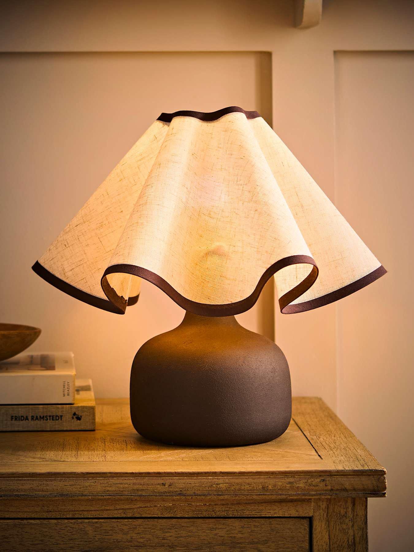 Image 3 of 6 of ValueLights Emilia Natural Table Lamp and Warm White Bulb