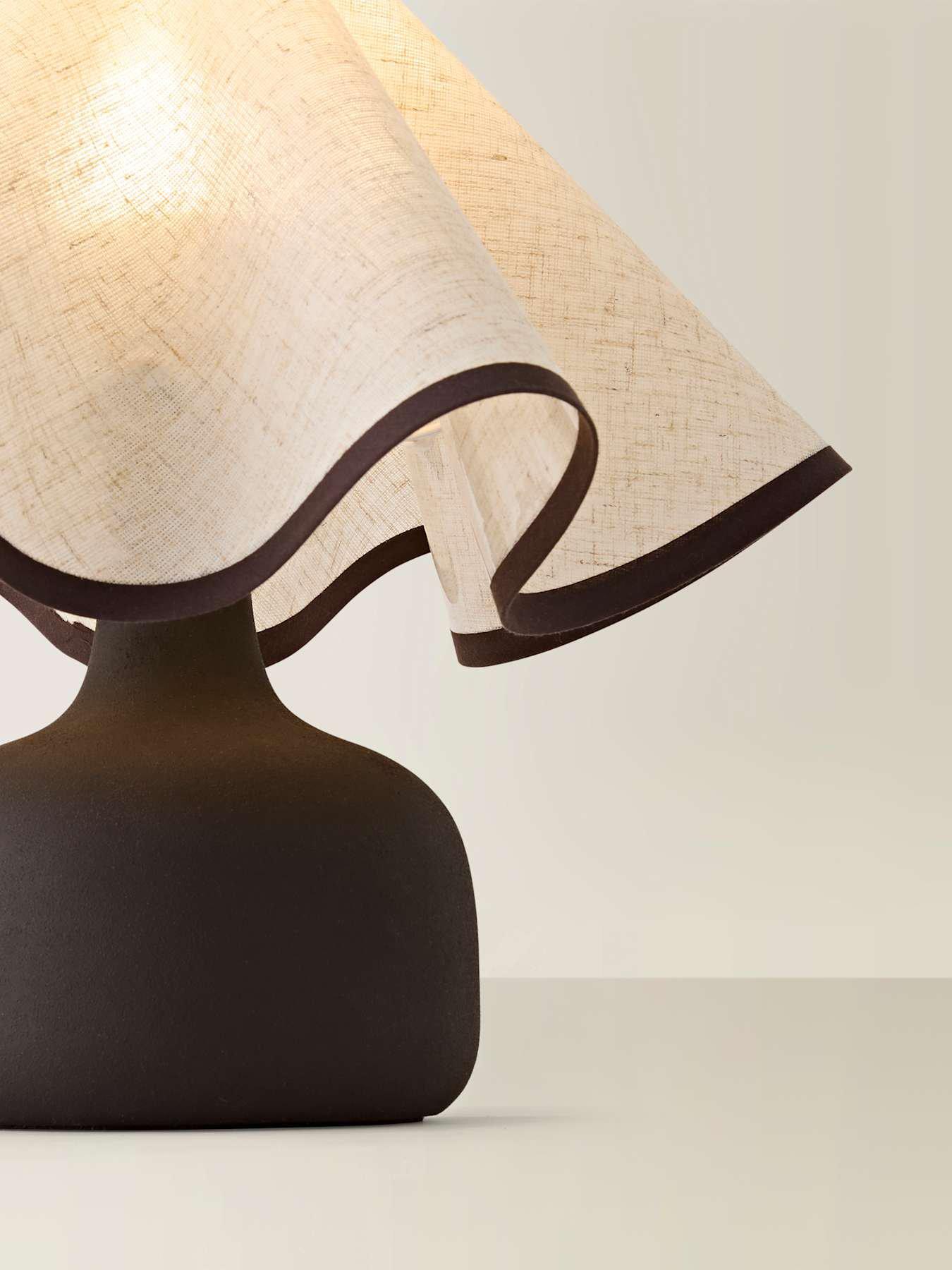 Image 4 of 6 of ValueLights Emilia Natural Table Lamp and Warm White Bulb