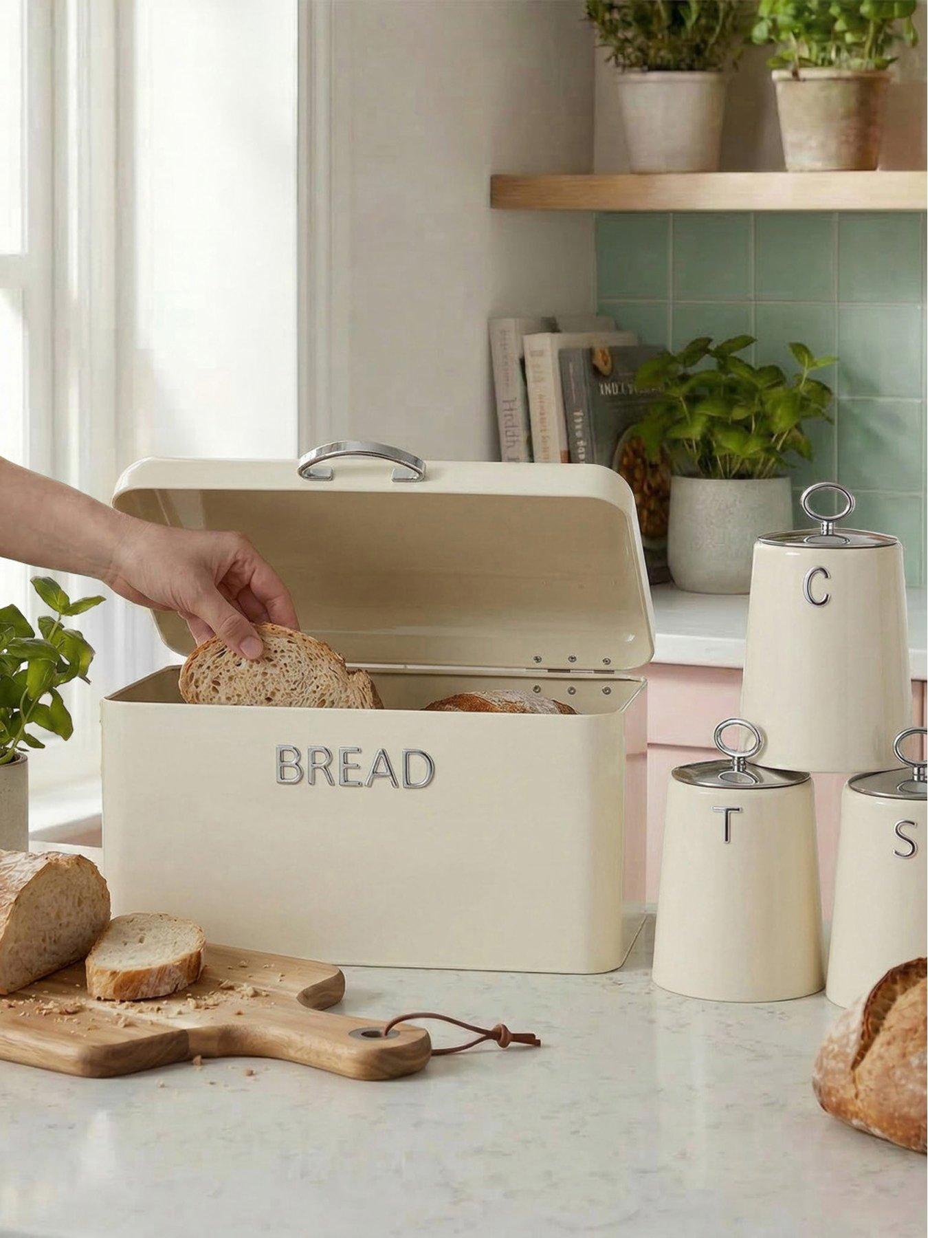 Salter Salter Retro Bread Bin Cream