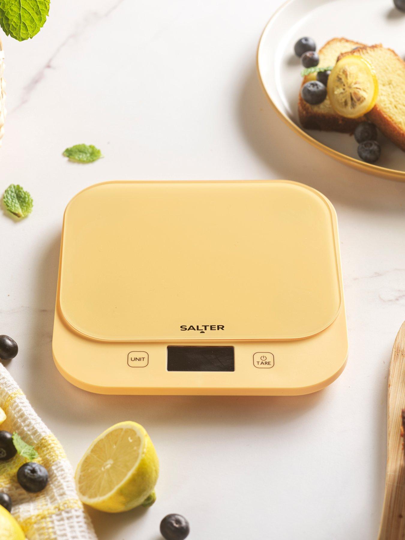 Image 1 of 6 of Salter British Bakes Waterproof Yellow Scale