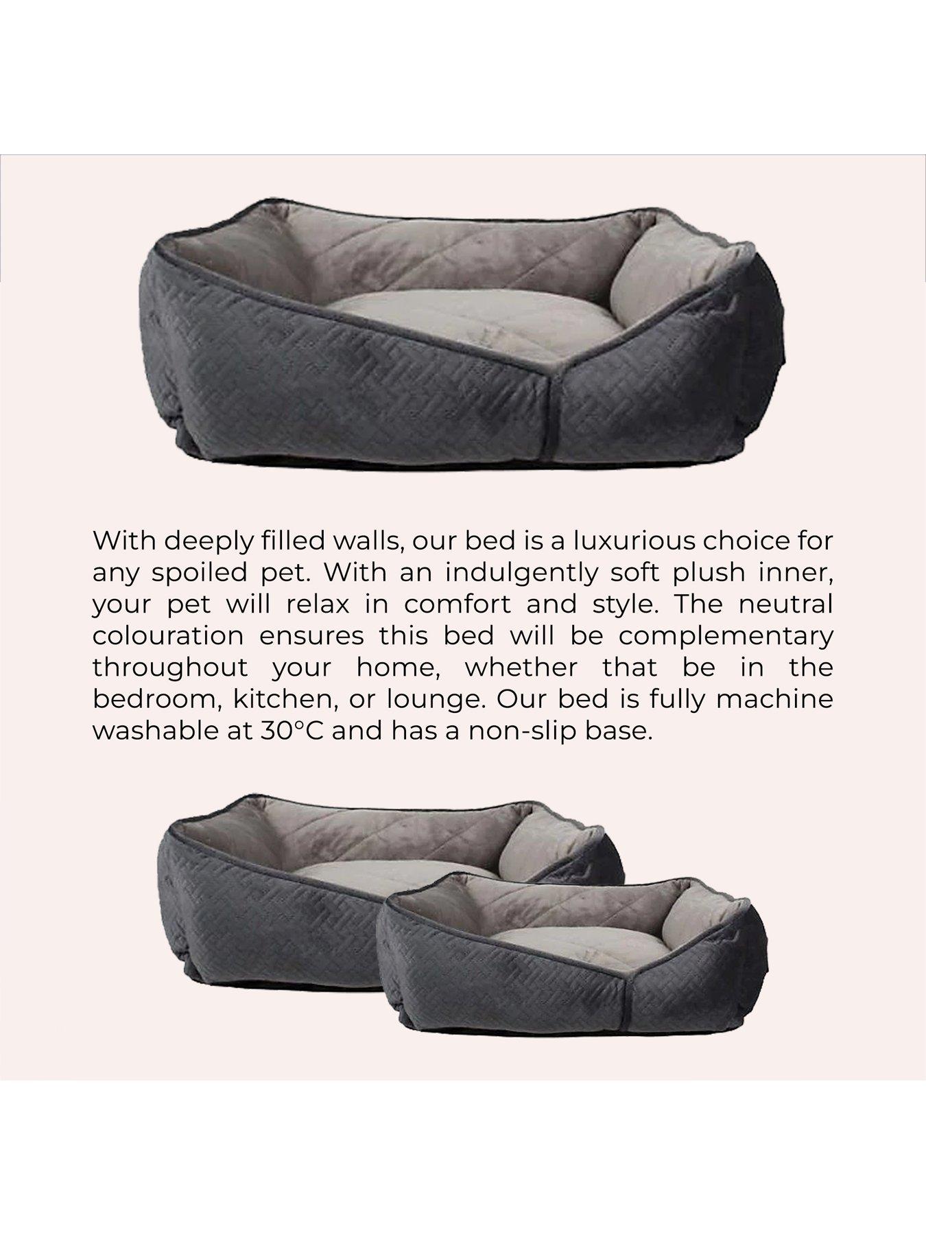 Image 2 of 5 of Dream Paws Geometric Sofa Bed 70cm Grey
