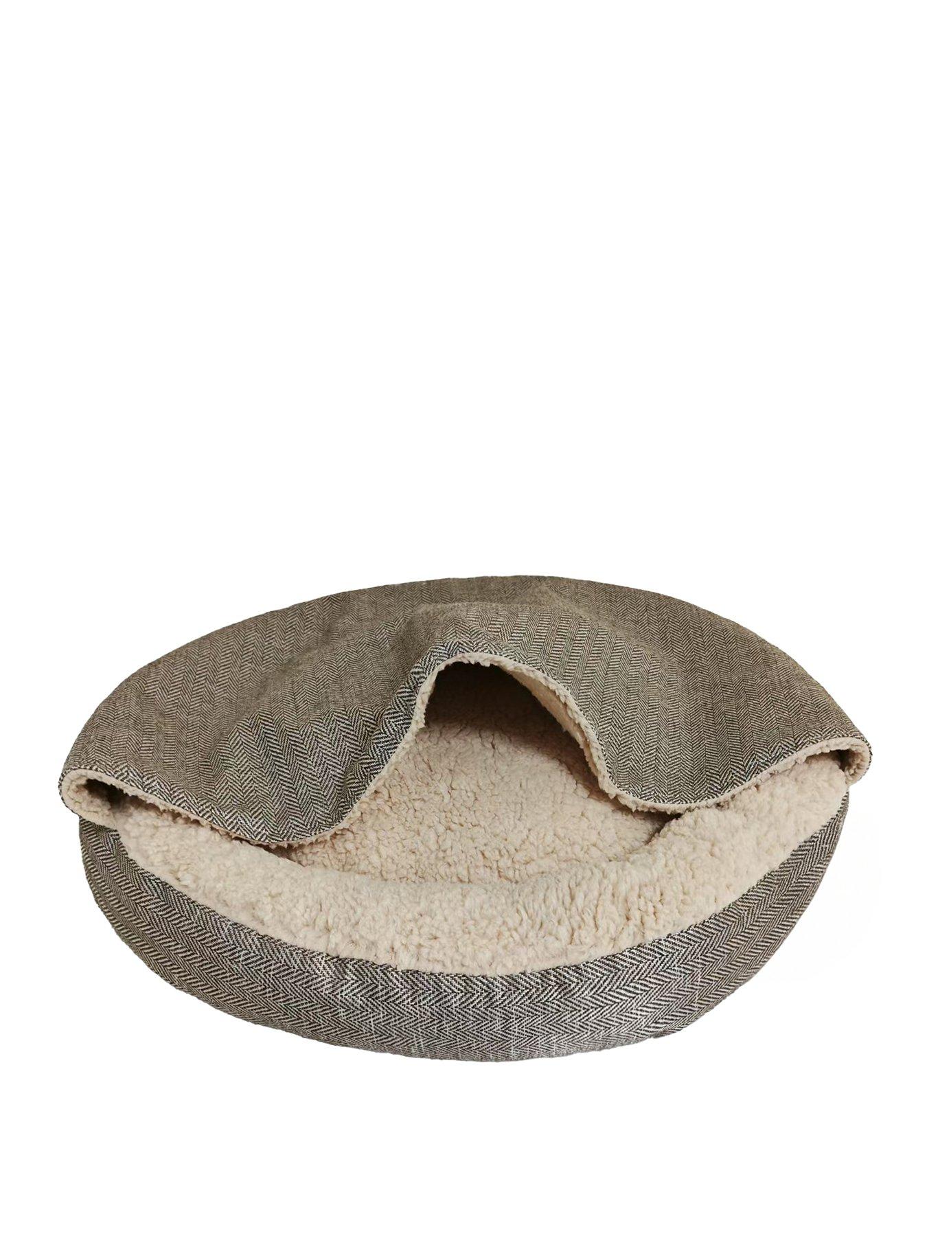 Dream Paws Hideaway Snuggle Bed in Grey
