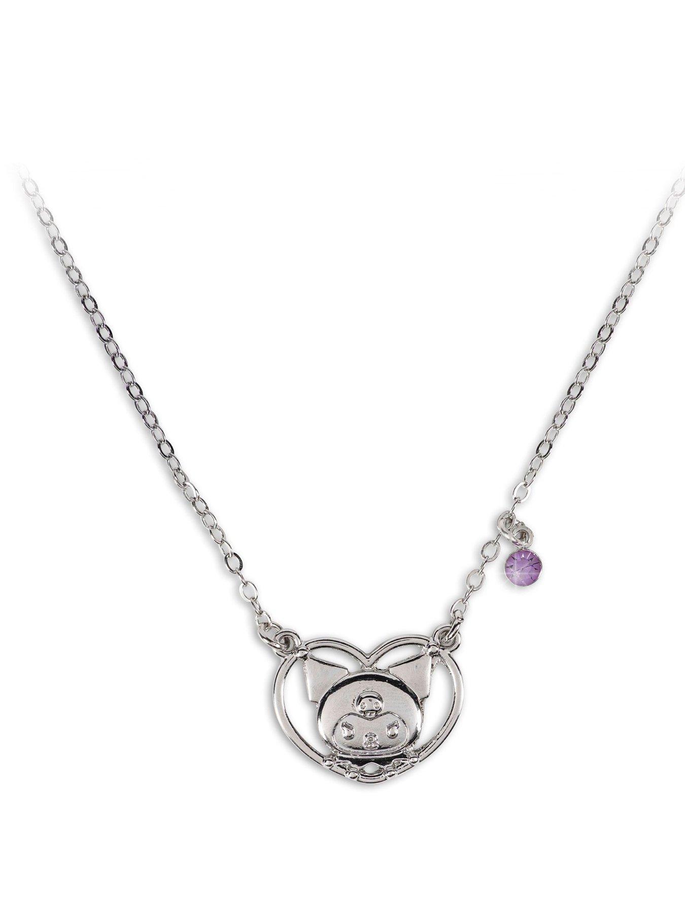 Hello Kitty Kuromi Silver Pnedant Necklace