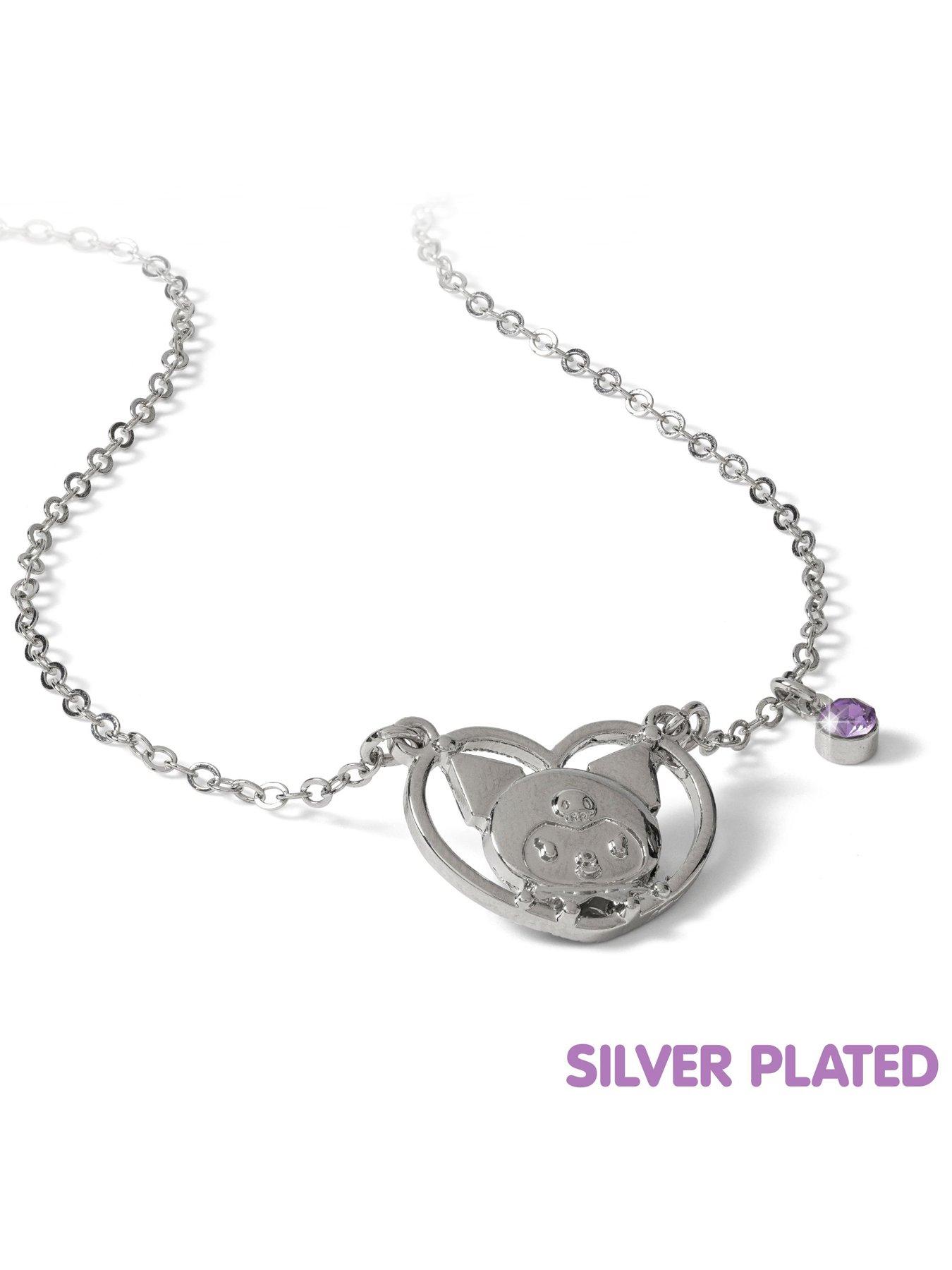 Image 3 of 4 of Hello Kitty Kuromi Silver Pnedant Necklace