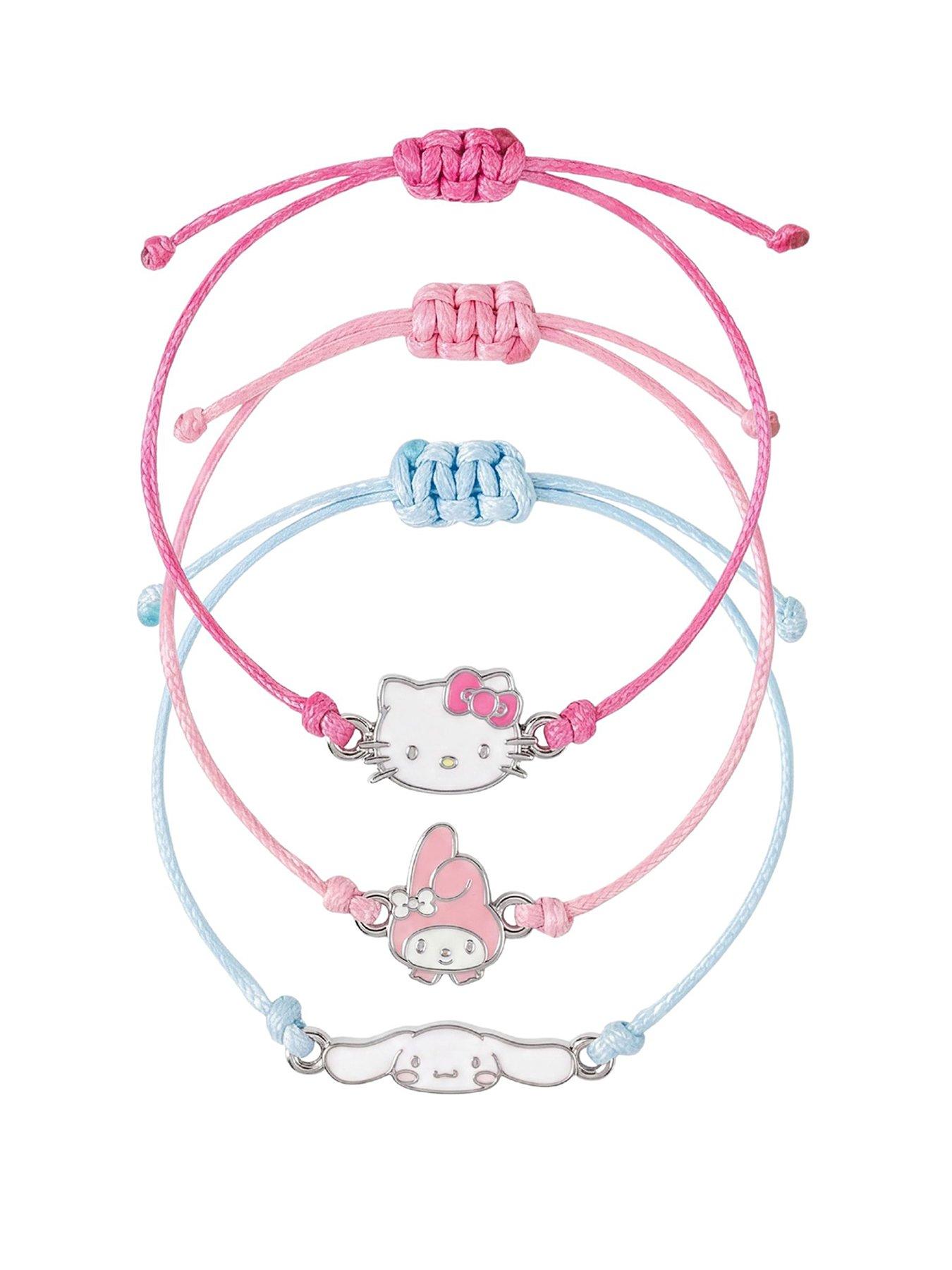 Image 1 of 6 of Hello Kitty Hello Kitty, My Melody & Cinnamoroll 3 Bracelet Set