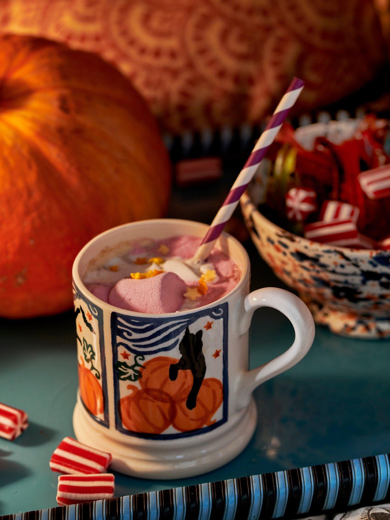 Image 1 of 5 of Emma Bridgewater Cats &amp; Pumpkins 1/2 Pint Mug