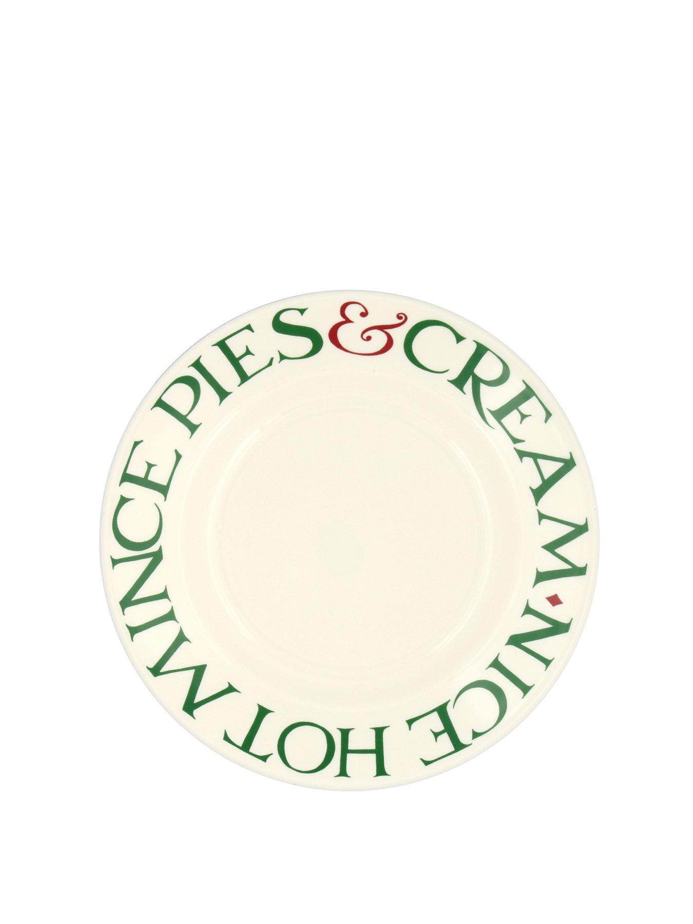 Emma Bridgewater Christmas Toast  &  Marmalade Mince Pies 8 1/2 Inch Plate