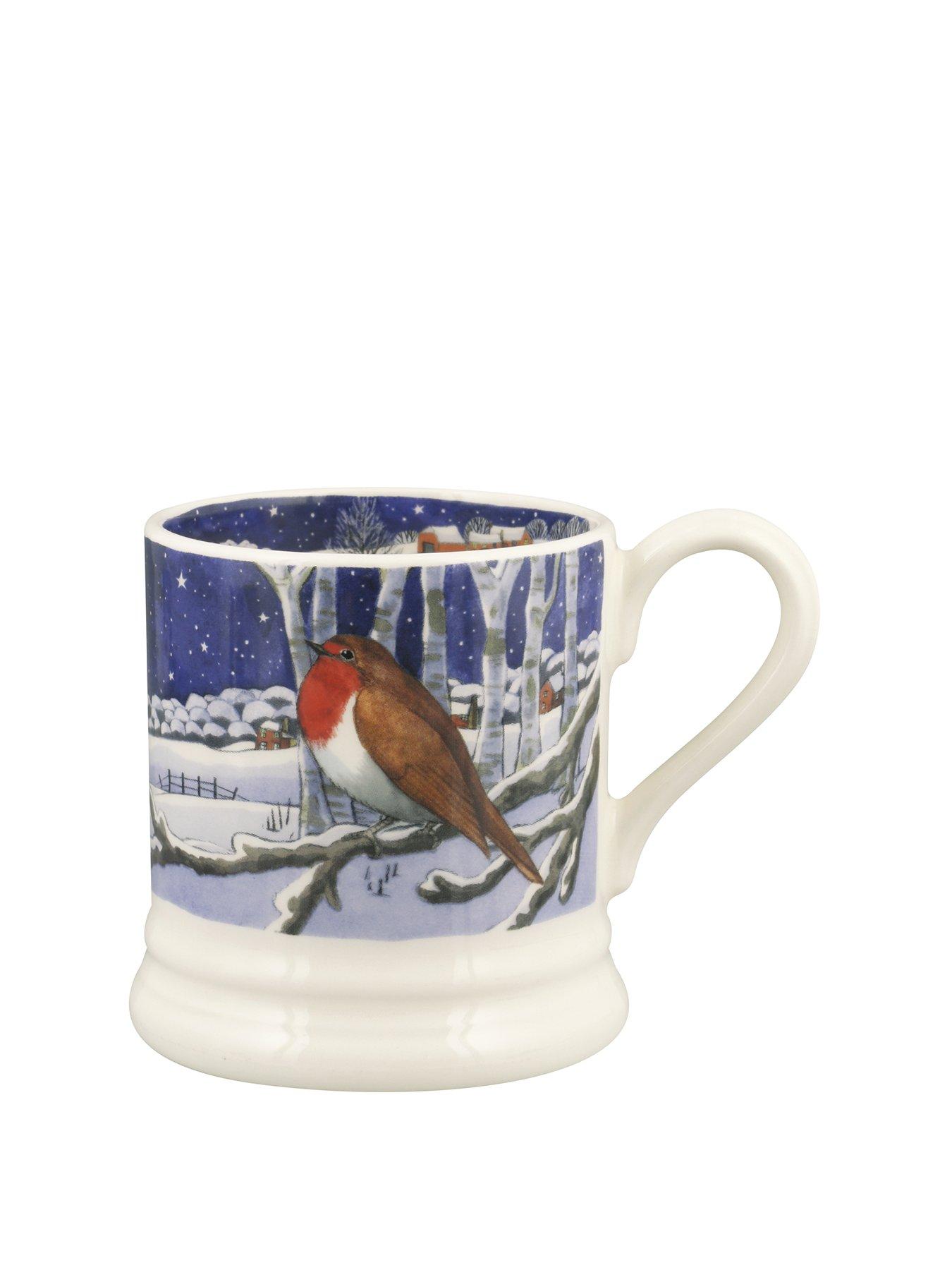 Image 2 of 5 of Emma Bridgewater Midnight Robin 1/2 Pint Mug