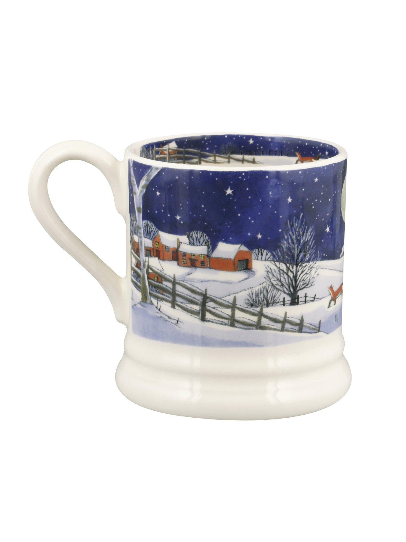 Image 3 of 5 of Emma Bridgewater Midnight Robin 1/2 Pint Mug