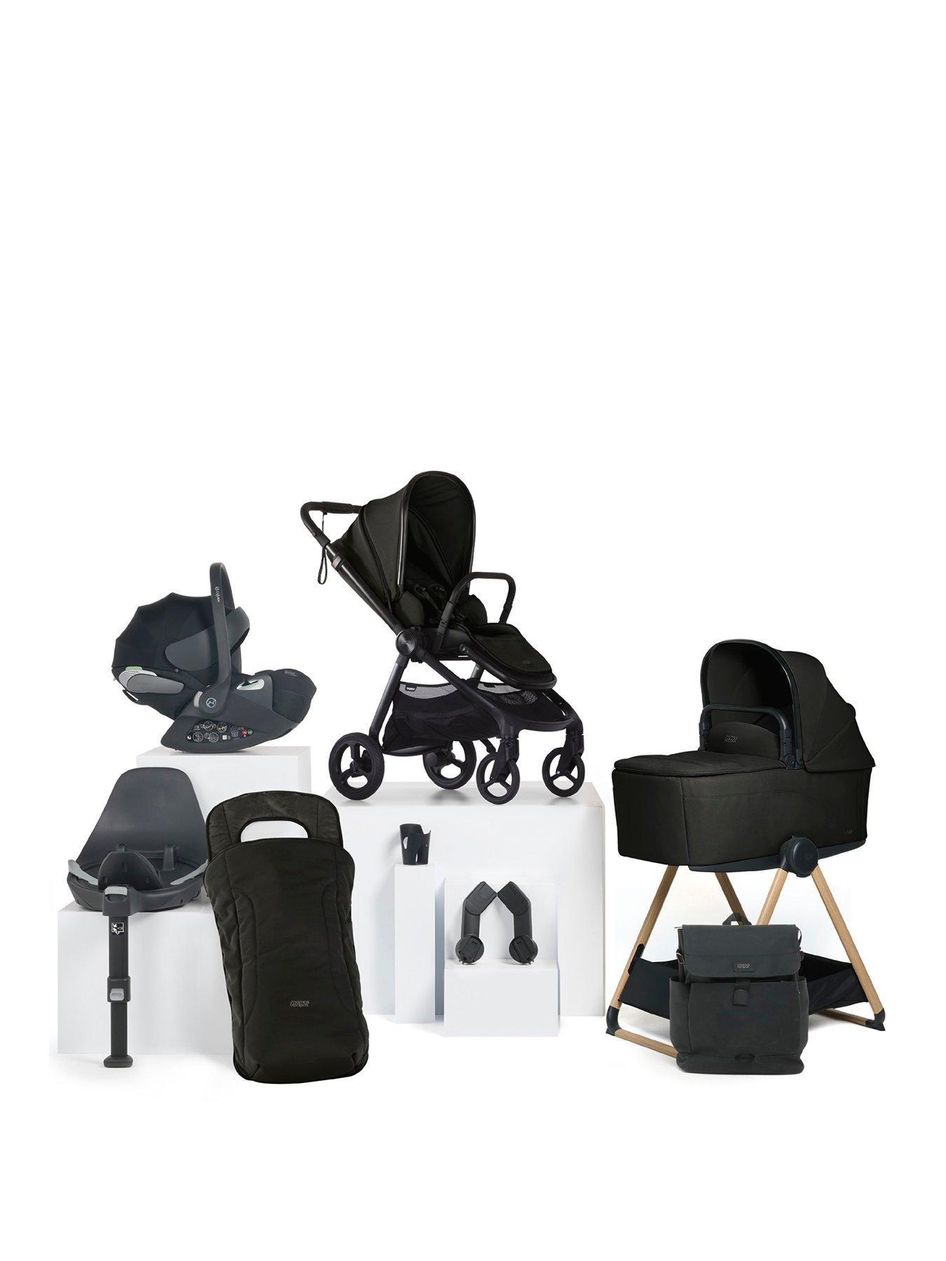 Mamas & Papas Vardo Complete Travel System Bundle - Noir