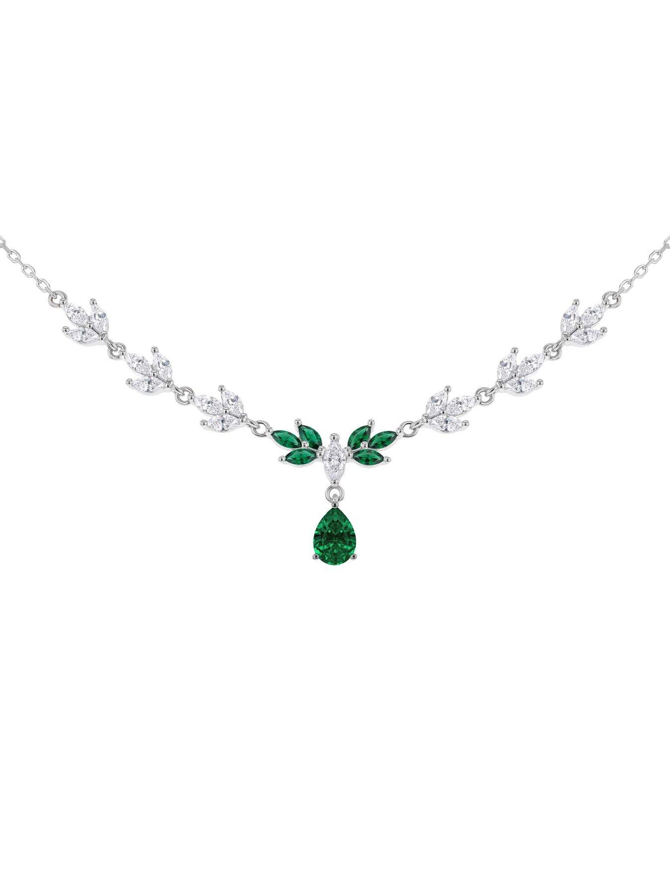 Image 2 of 6 of The Love Collection Sterling Silver Rhodium Plated Necklet