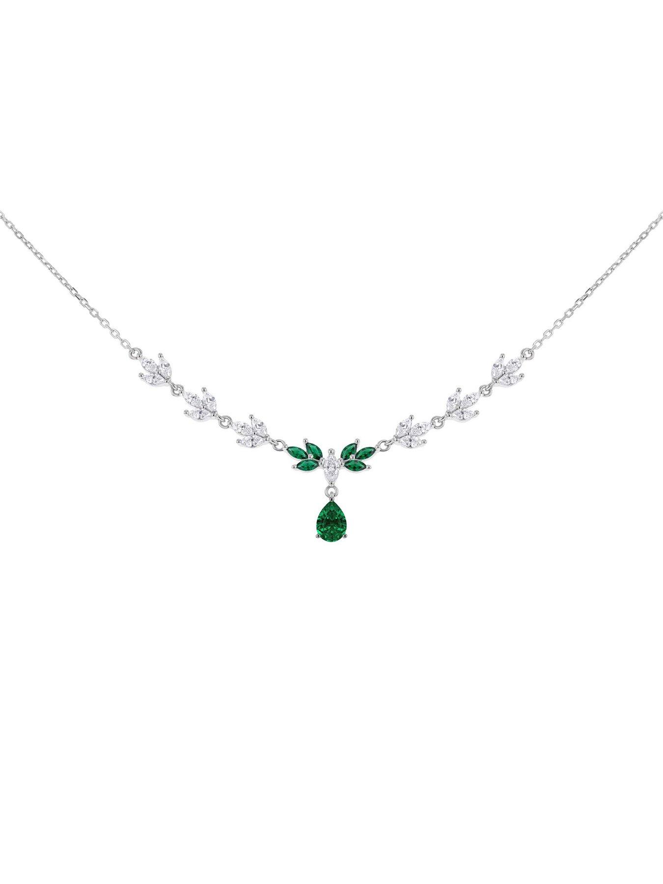 Image 6 of 6 of The Love Collection Sterling Silver Rhodium Plated Necklet