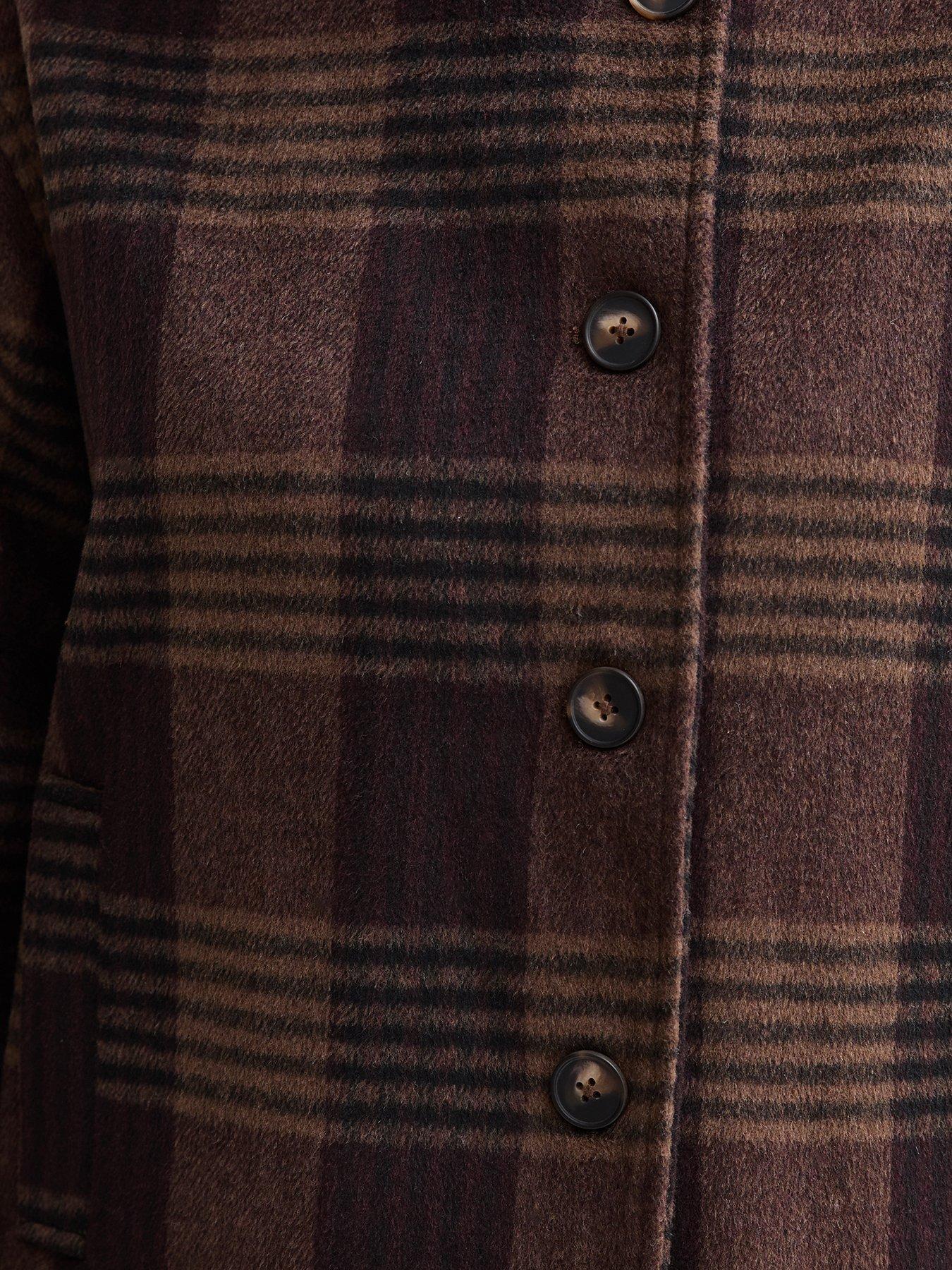 Image 3 of 3 of New Look VDE SURREY CHECK FUNNEL JACKET