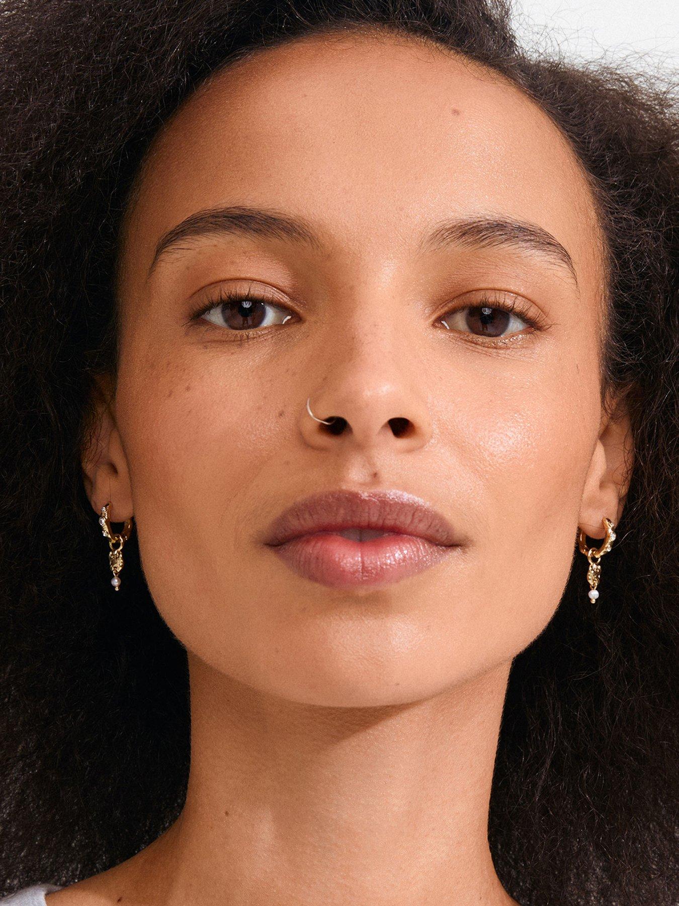 Pilgrim Sloan earrings gold-plated