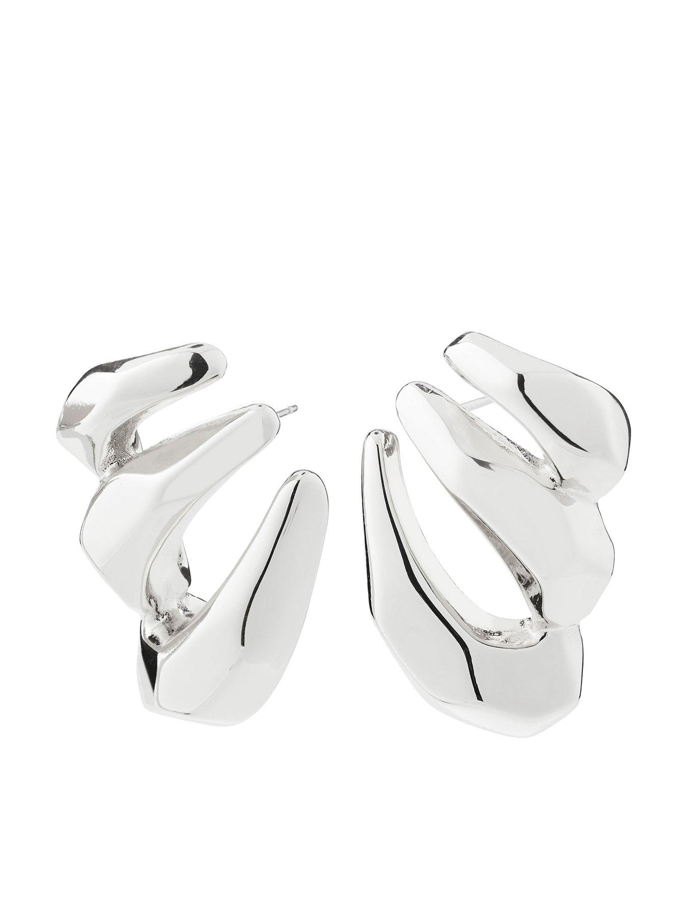 Image 2 of 3 of Pilgrim Presence Waterproof Earrings - Silver-plated