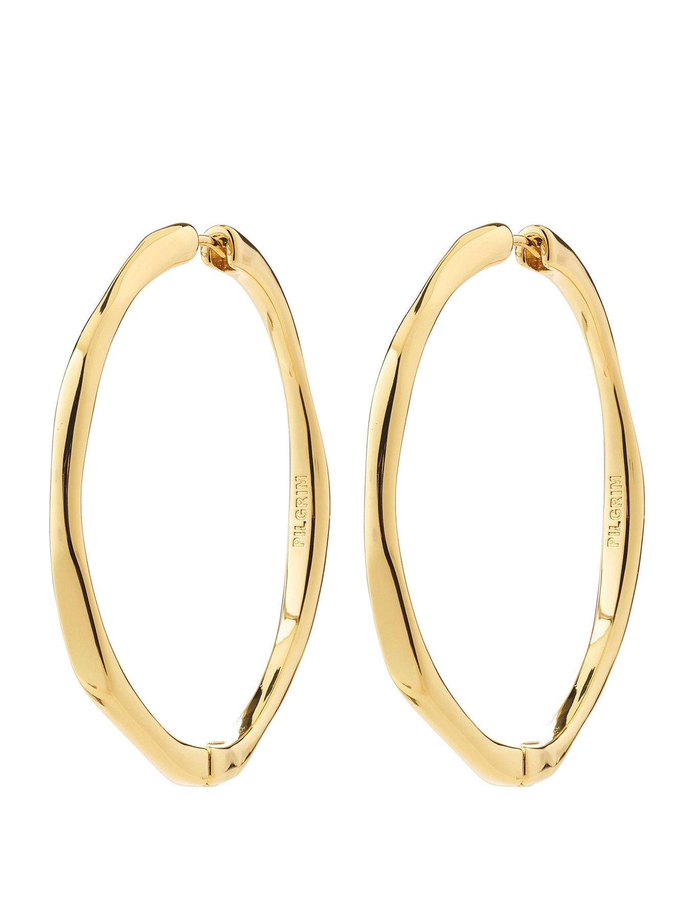 Pilgrim Presence - hoop earrings gold-plated