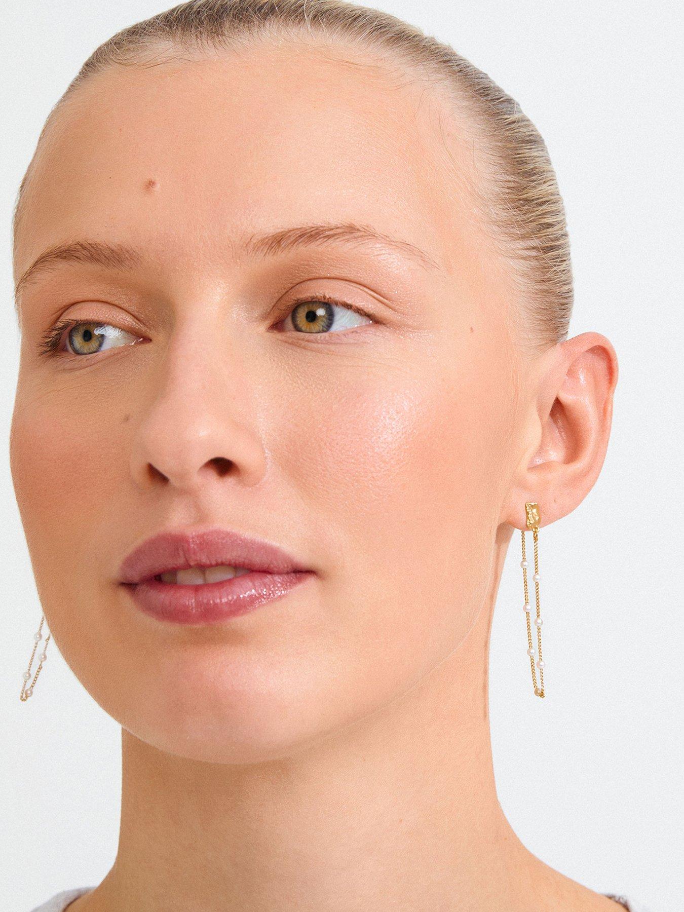 Pilgrim Aerun - earrings gold-plated