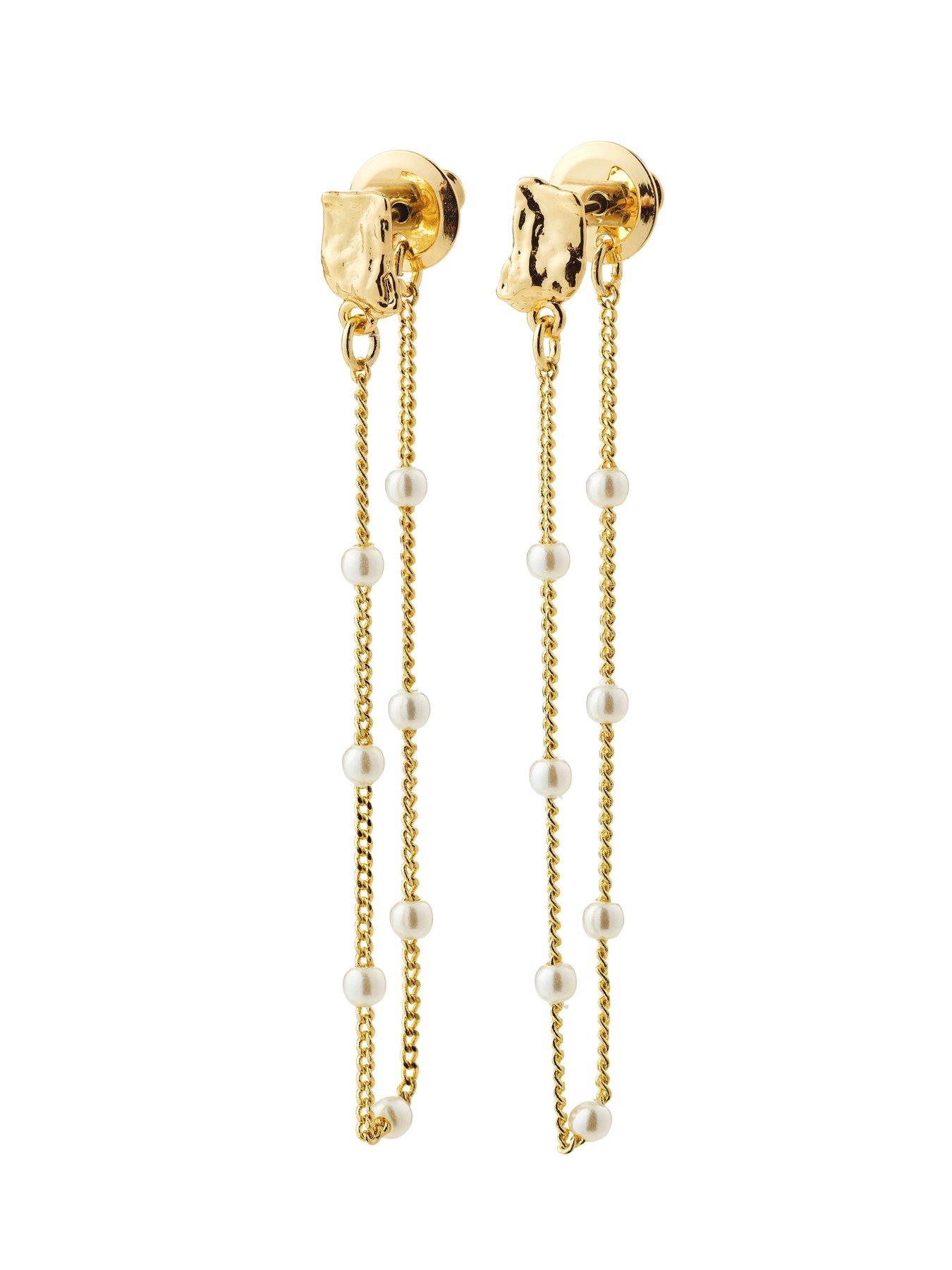 Image 2 of 3 of Pilgrim Aerun - earrings gold-plated