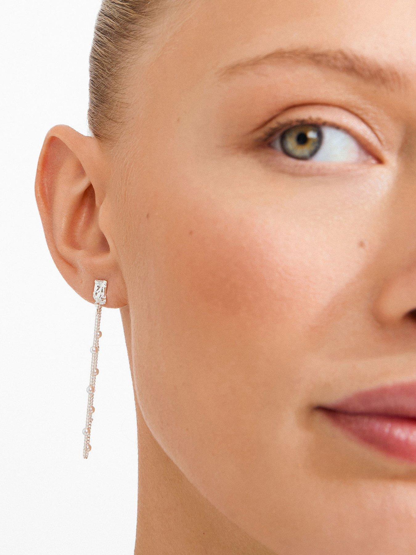 Pilgrim Aerun - earrings silver-plated