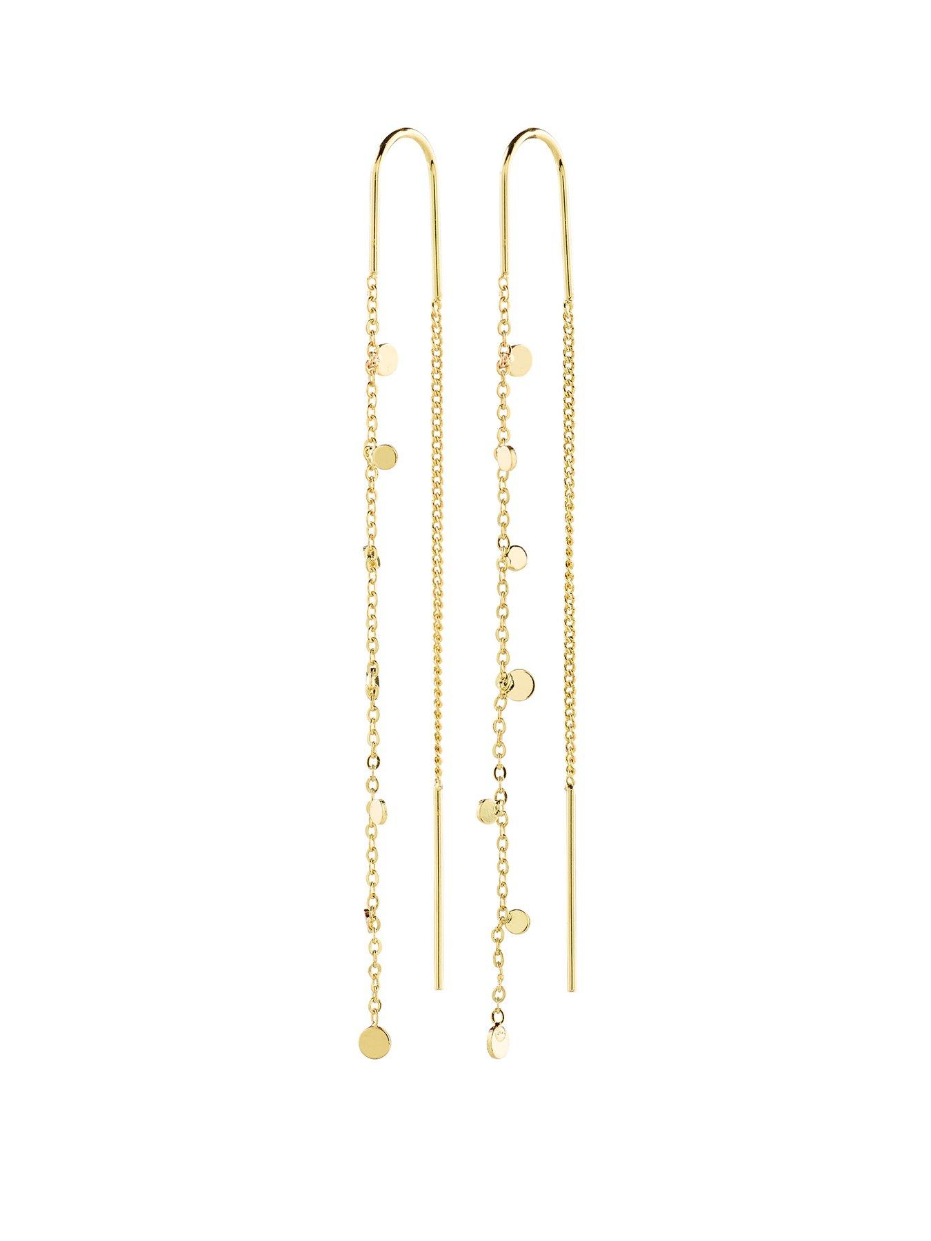 Image 1 of 3 of Pilgrim Baylen - chain earrings gold-plated