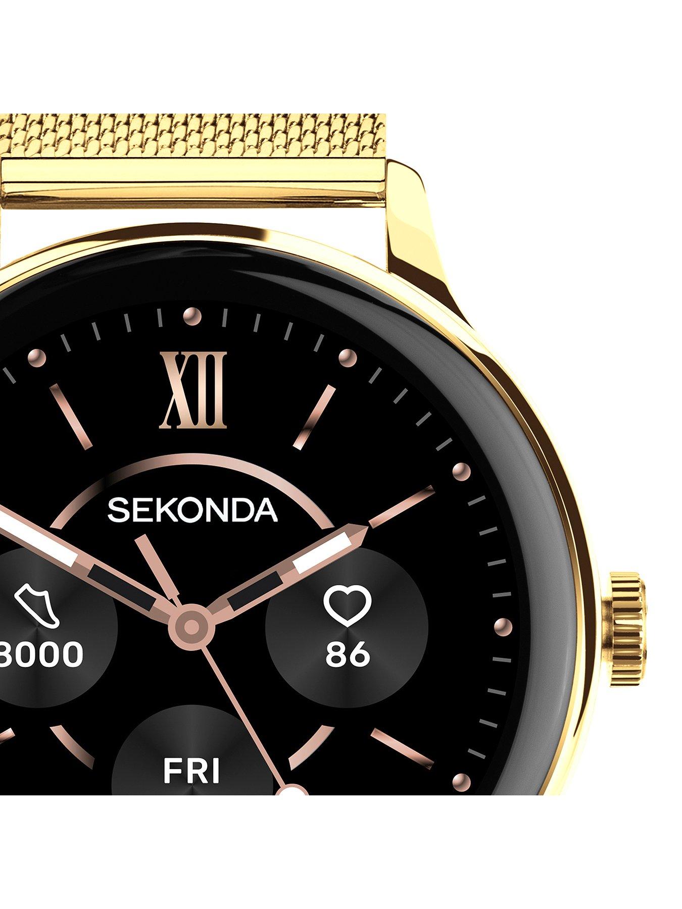 Image 3 of 6 of Sekonda Womens Flex Plus Amoled Dial Smartwatch - Gold