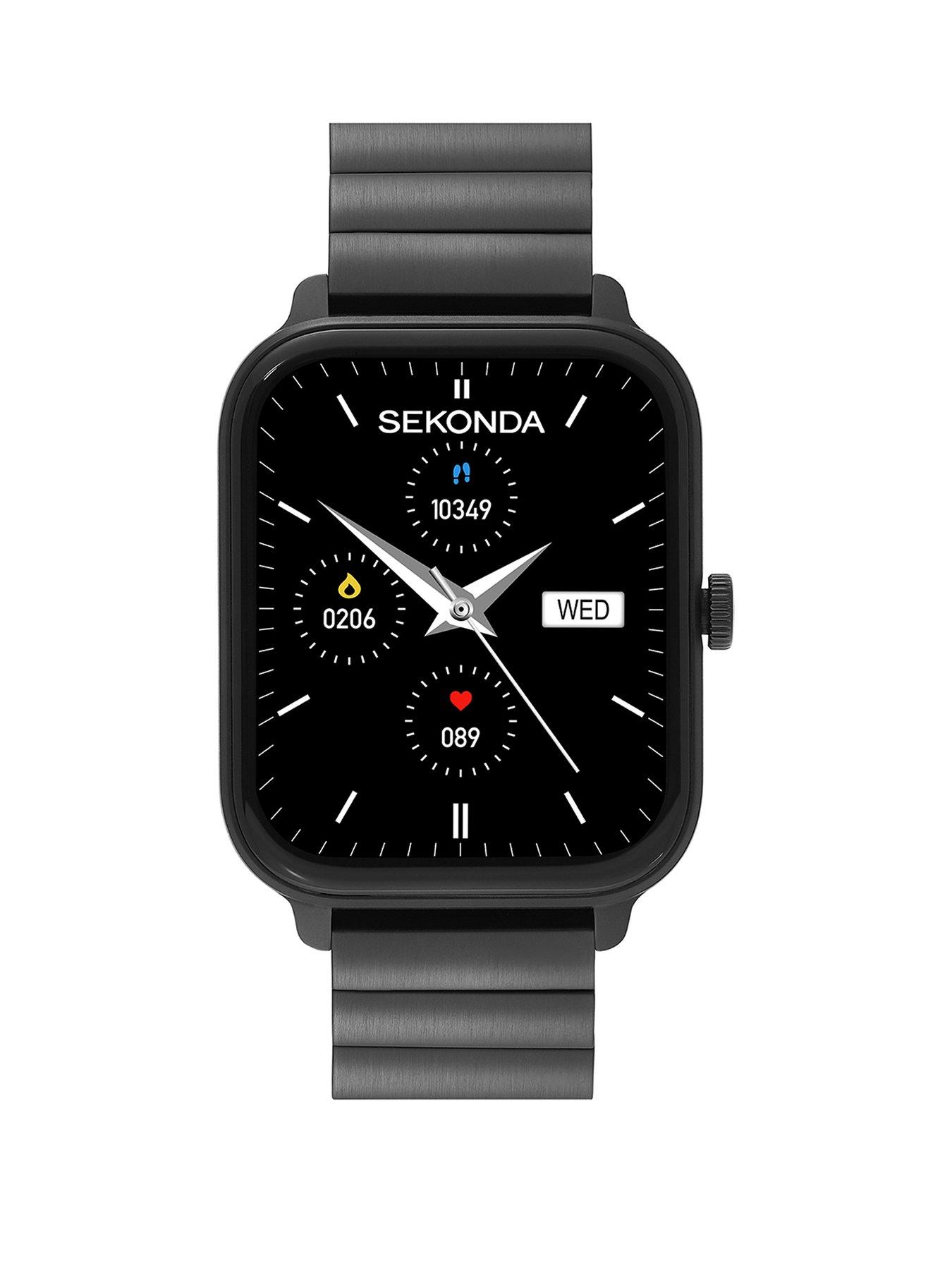 Sekonda Unisex Motion Lux LCD Dial Smartwatch - Black