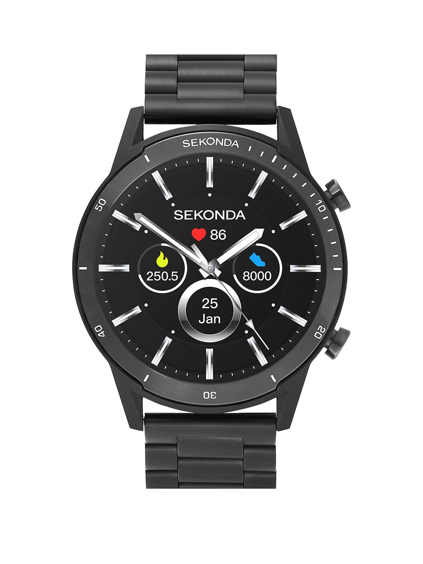 Sekonda Unisex Active Lux LCD Smartwatch - Black