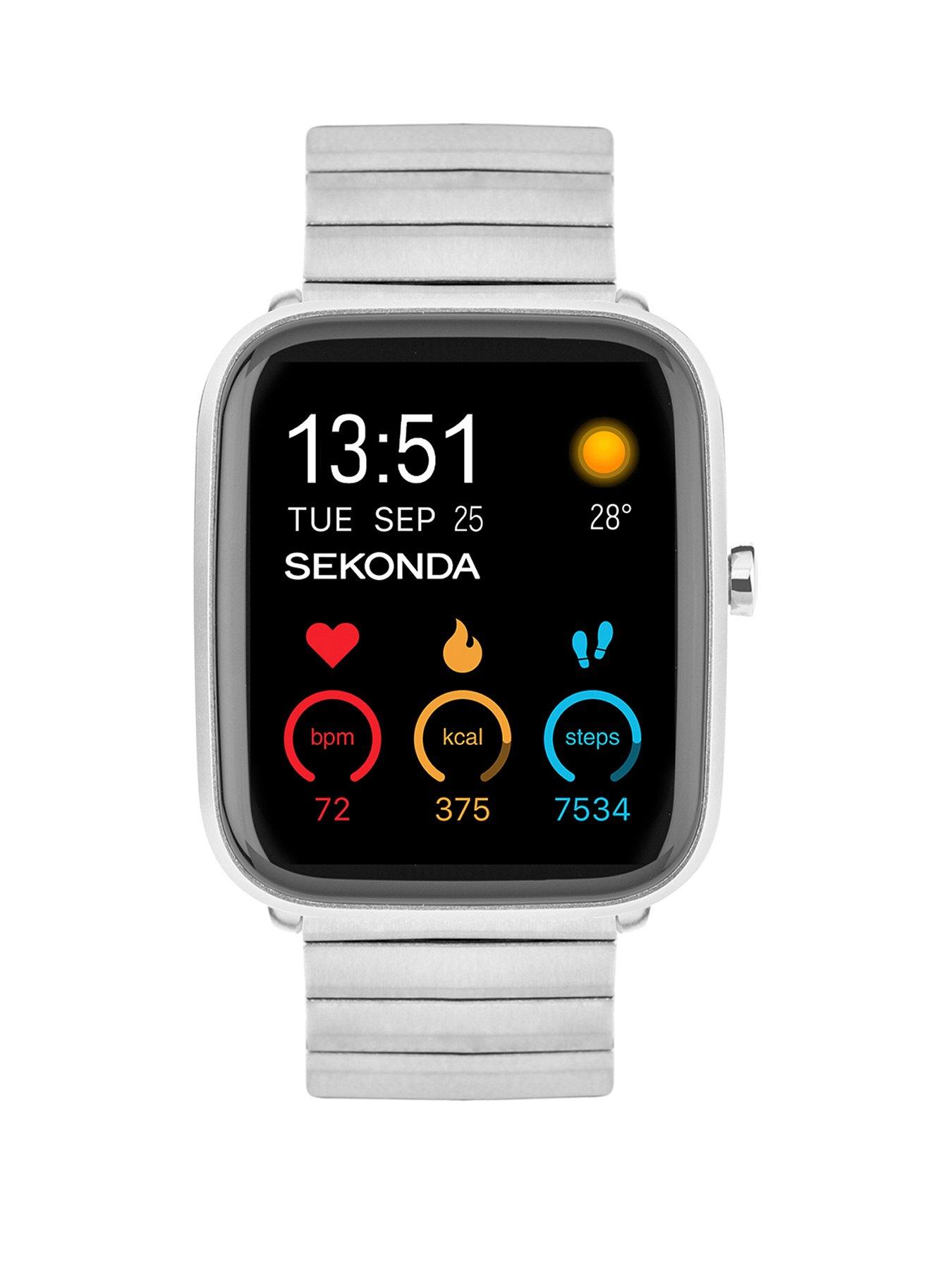 Sekonda Sekonda Motion Plus Silver Stainless Steel Bracelet Smart Watch