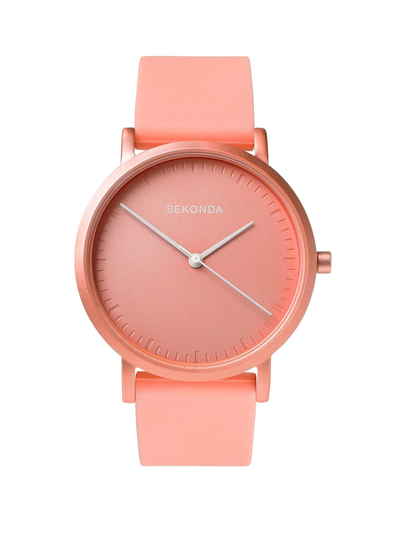 Sekonda Sekonda Ladies In Colour Pink Silicone Strap Watch