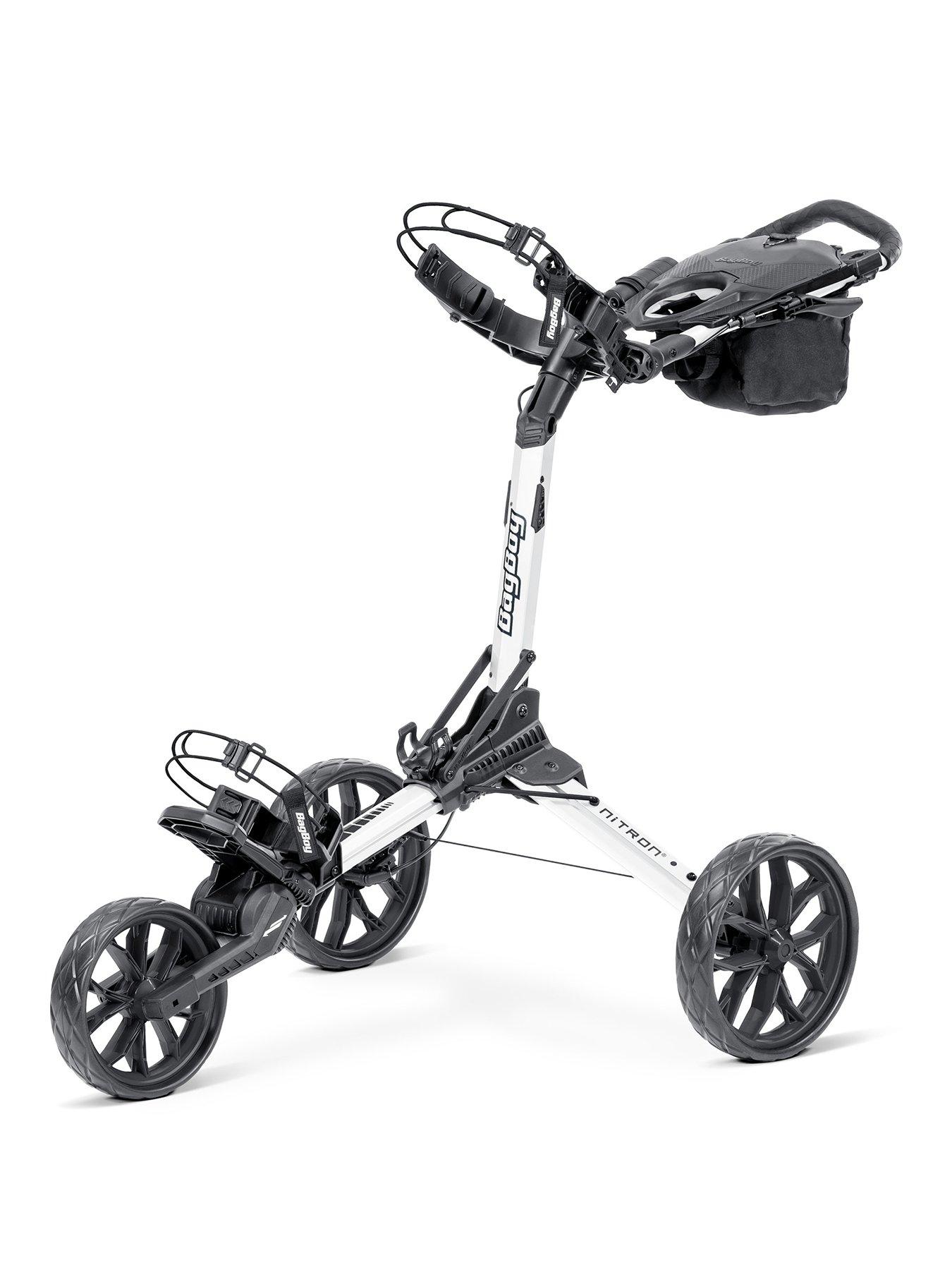 BagBoy Nitron Golf Trolley - White/Black