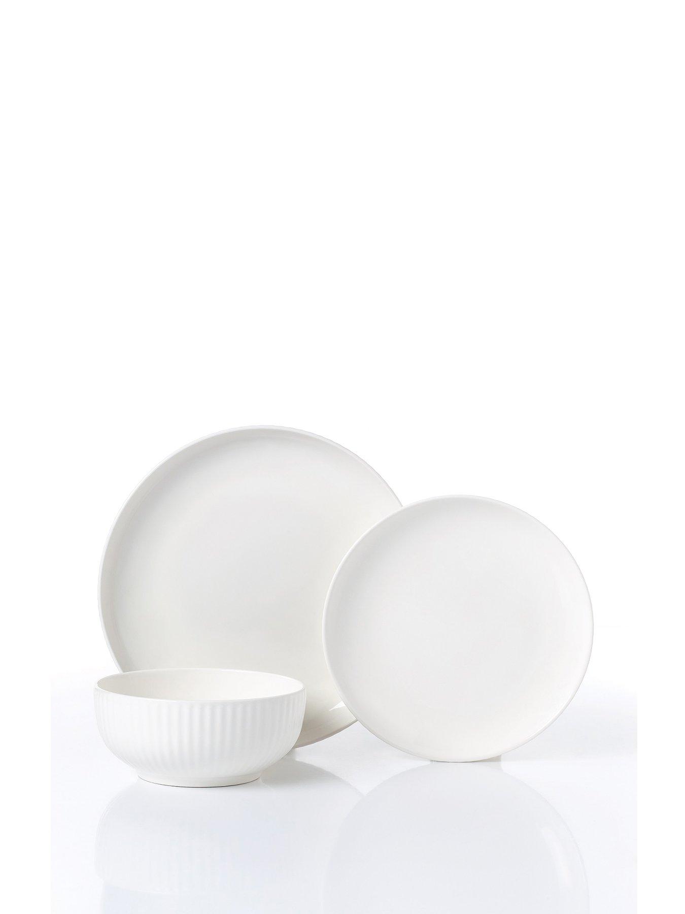 Image 2 of 5 of WATERSIDE 12pc Embossed Dinner Set