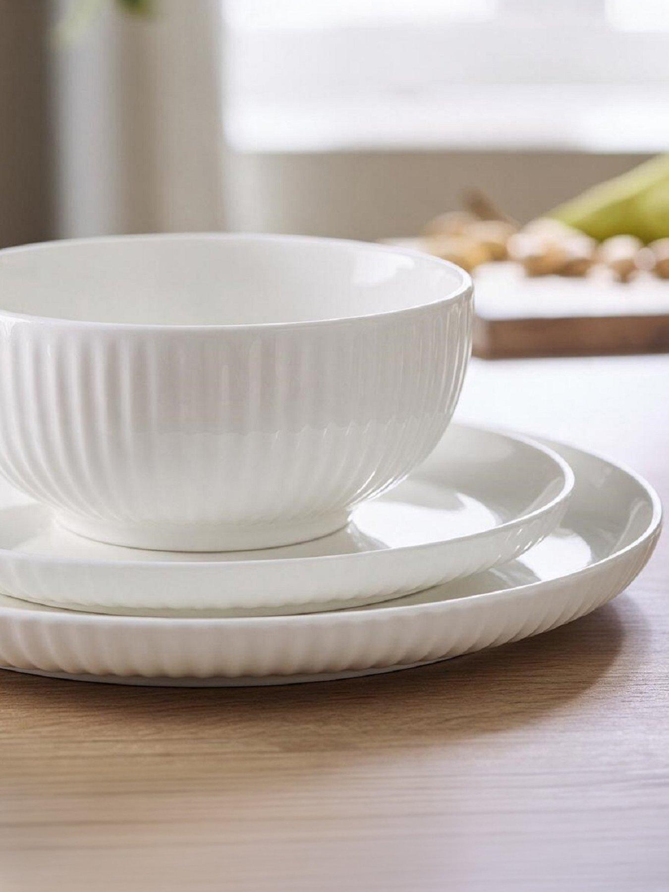 Image 3 of 5 of WATERSIDE 12pc Embossed Dinner Set