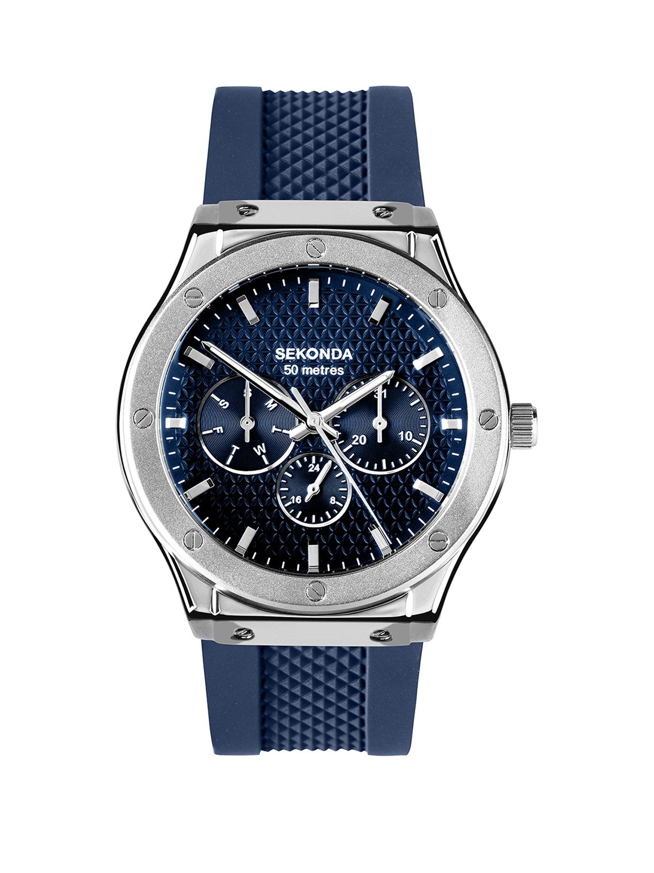 Sekonda Mens Titan Multifunction Analogue Watch - Blue