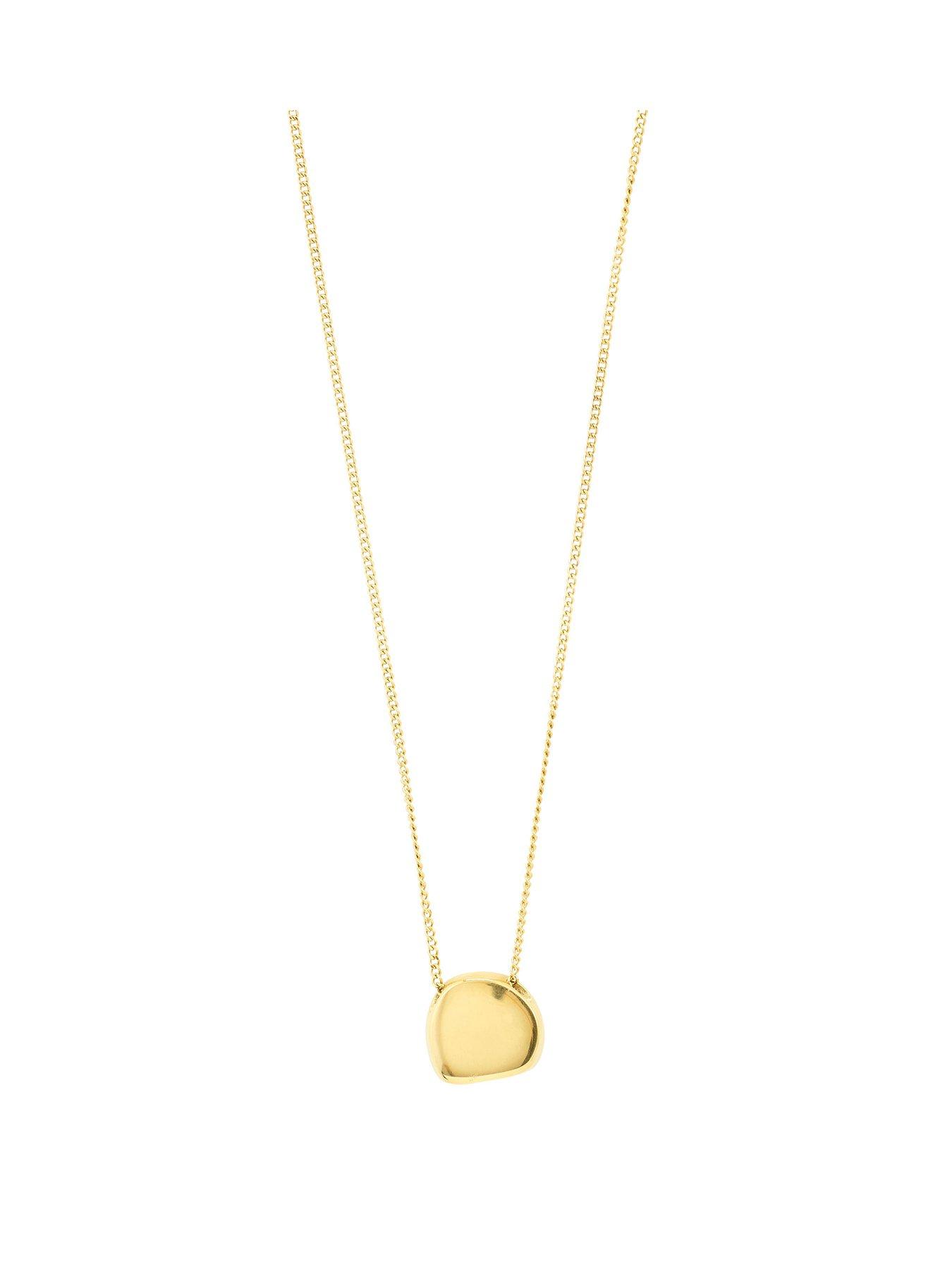 Pilgrim Presence - waterproof coin necklace gold-plated