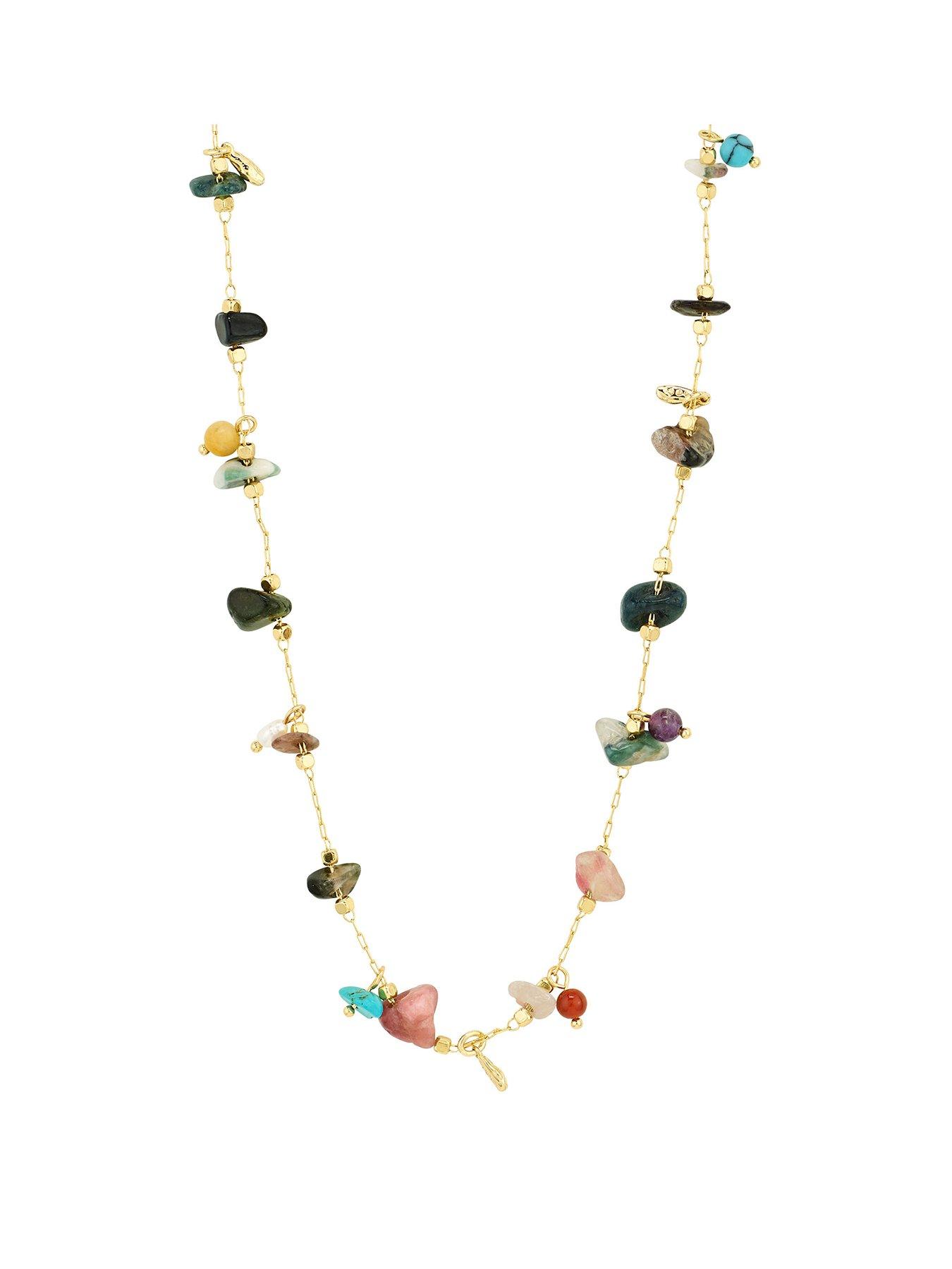 Pilgrim Here - necklace gold-plated/multi
