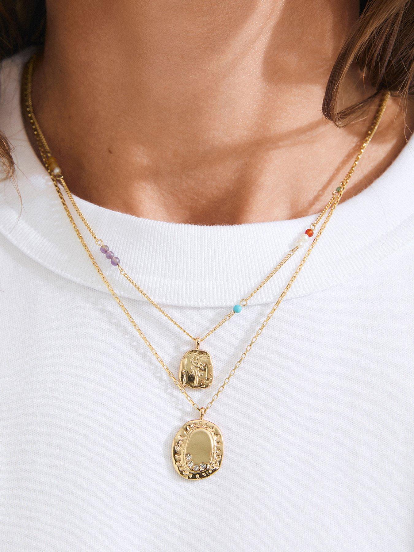 Pilgrim Here - necklace gold-plated