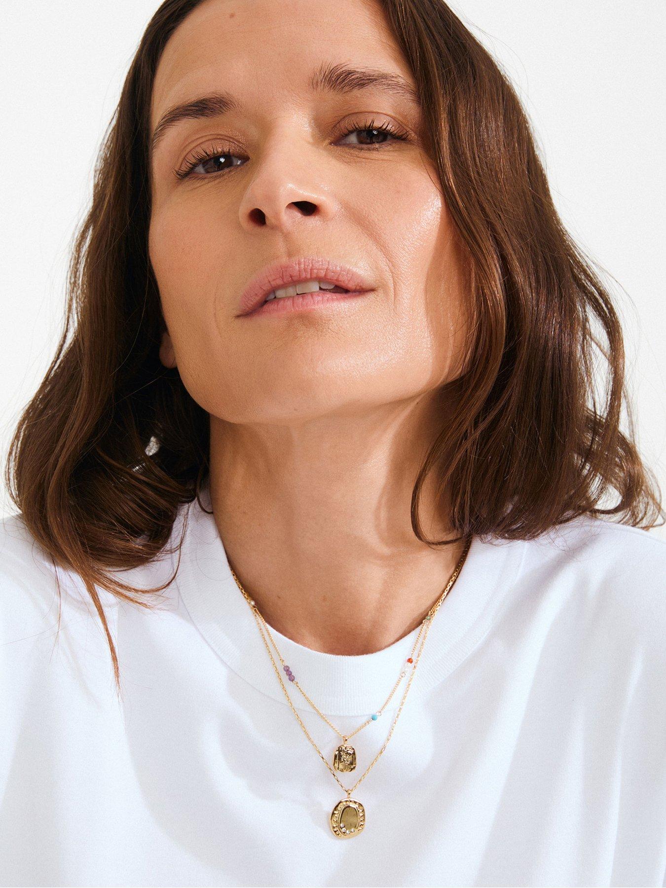 Image 2 of 5 of Pilgrim Here - necklace gold-plated