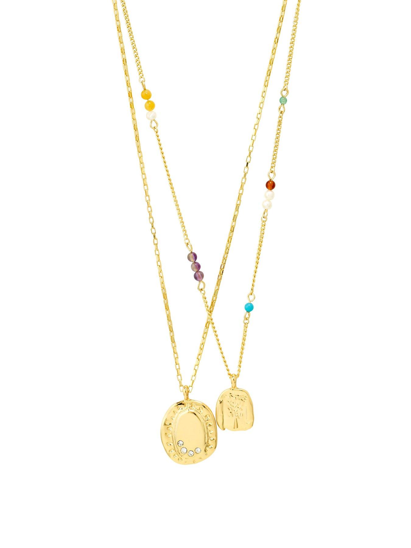 Image 3 of 5 of Pilgrim Here - necklace gold-plated