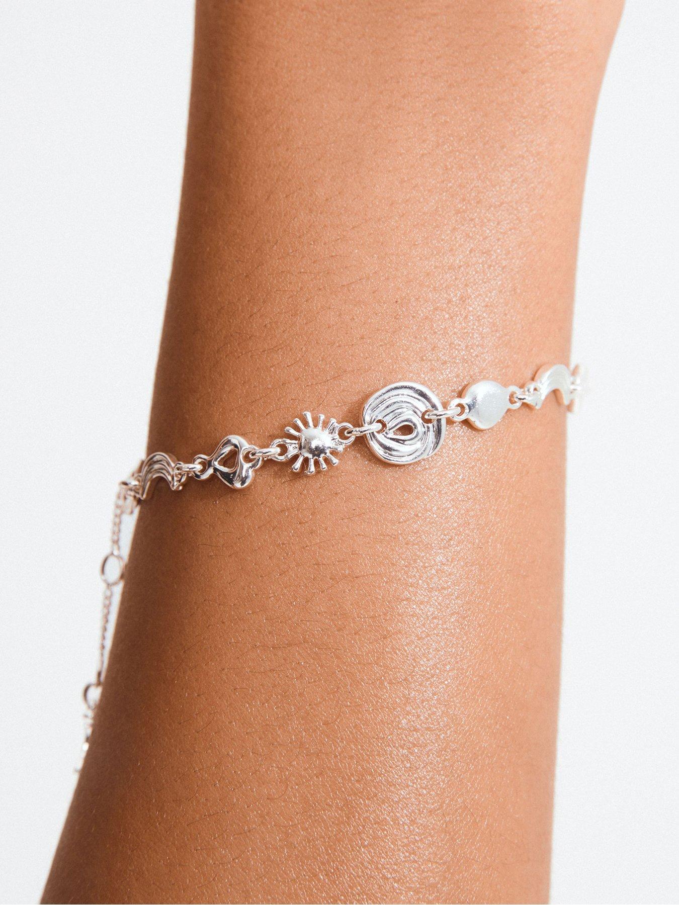 Pilgrim Misha Bracelet - Silver-plated