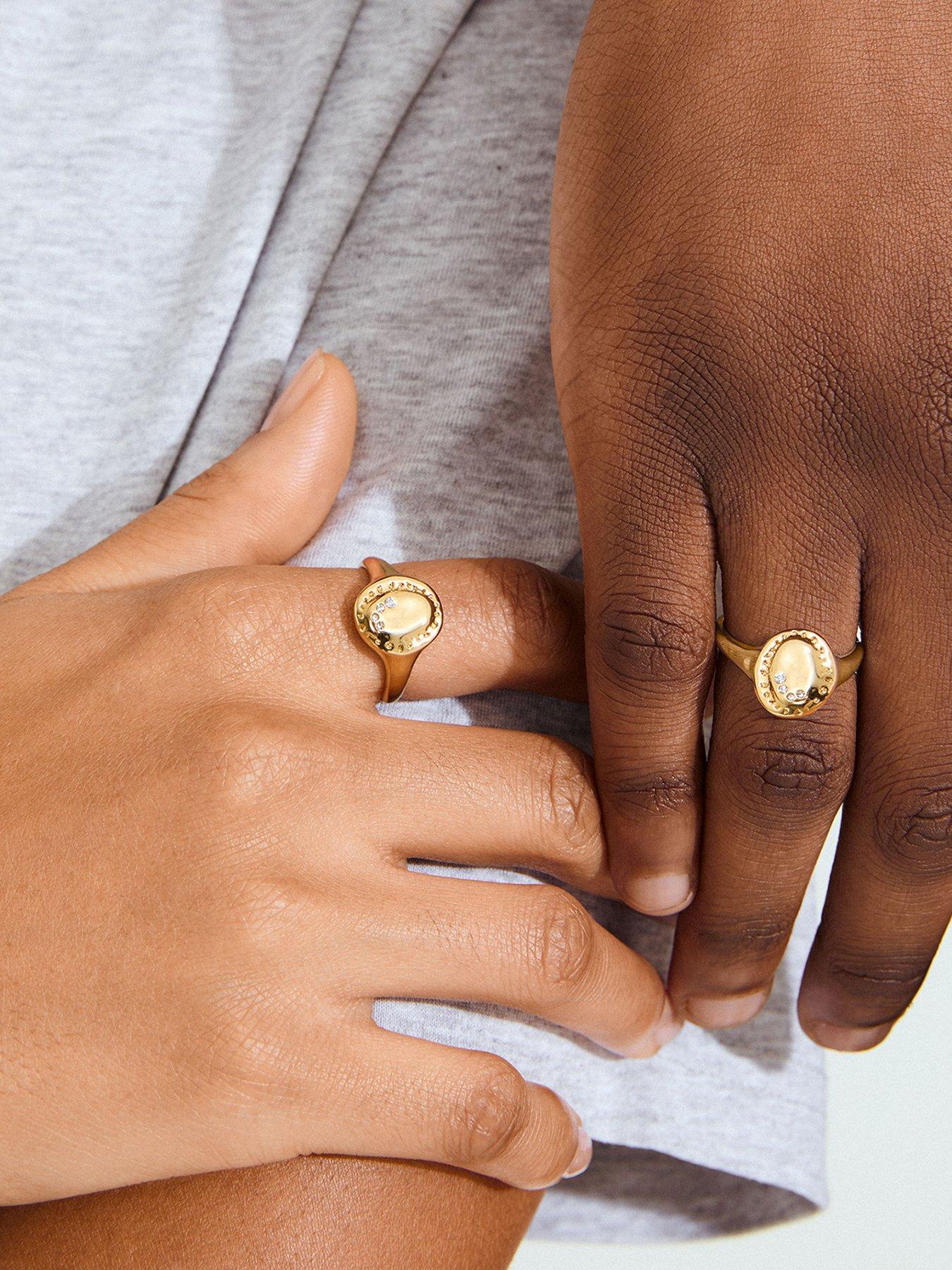 Pilgrim Here - ring gold-plated