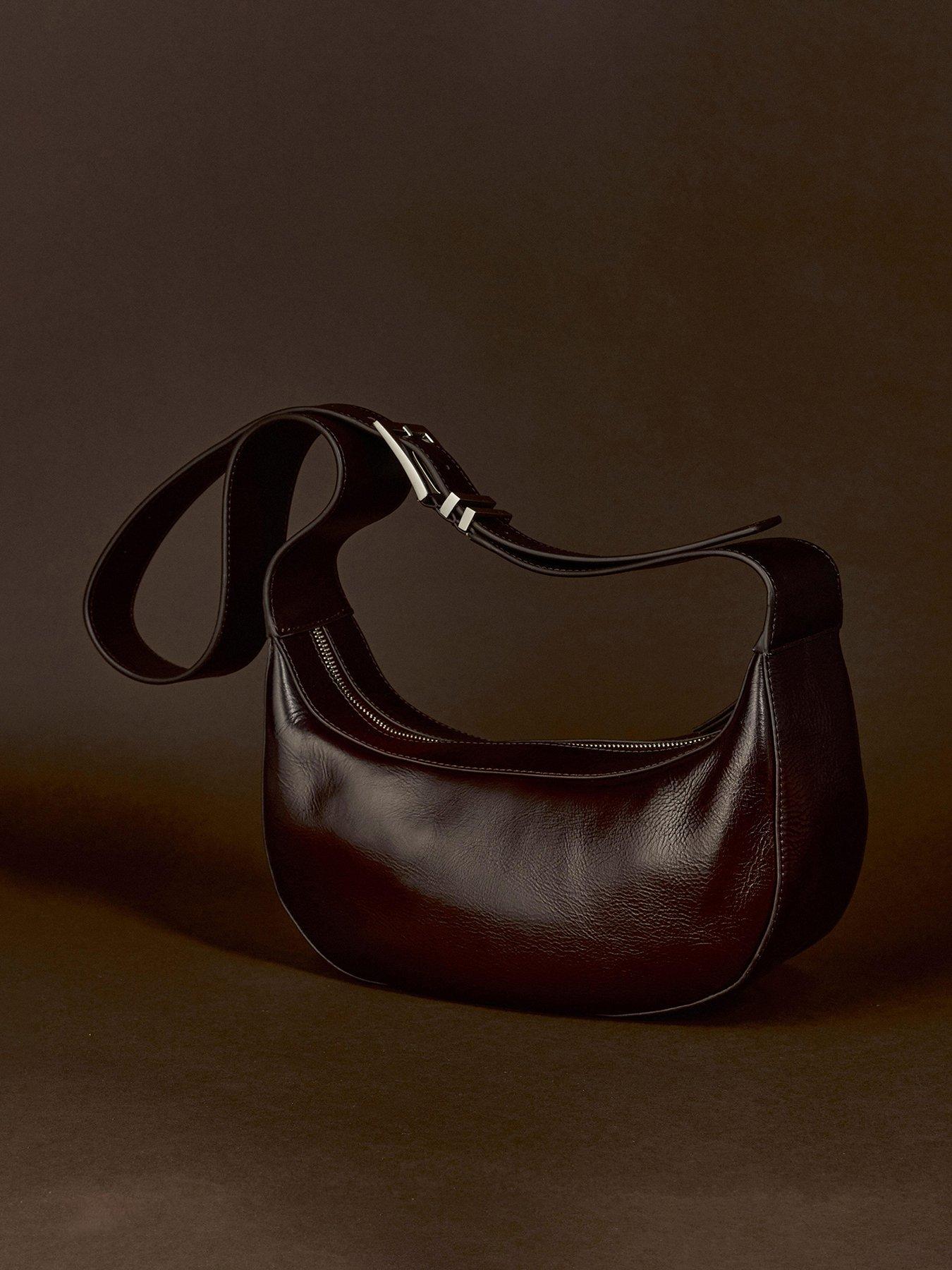 Image 1 of 4 of Mint Velvet Frankie Leather Bag - Red